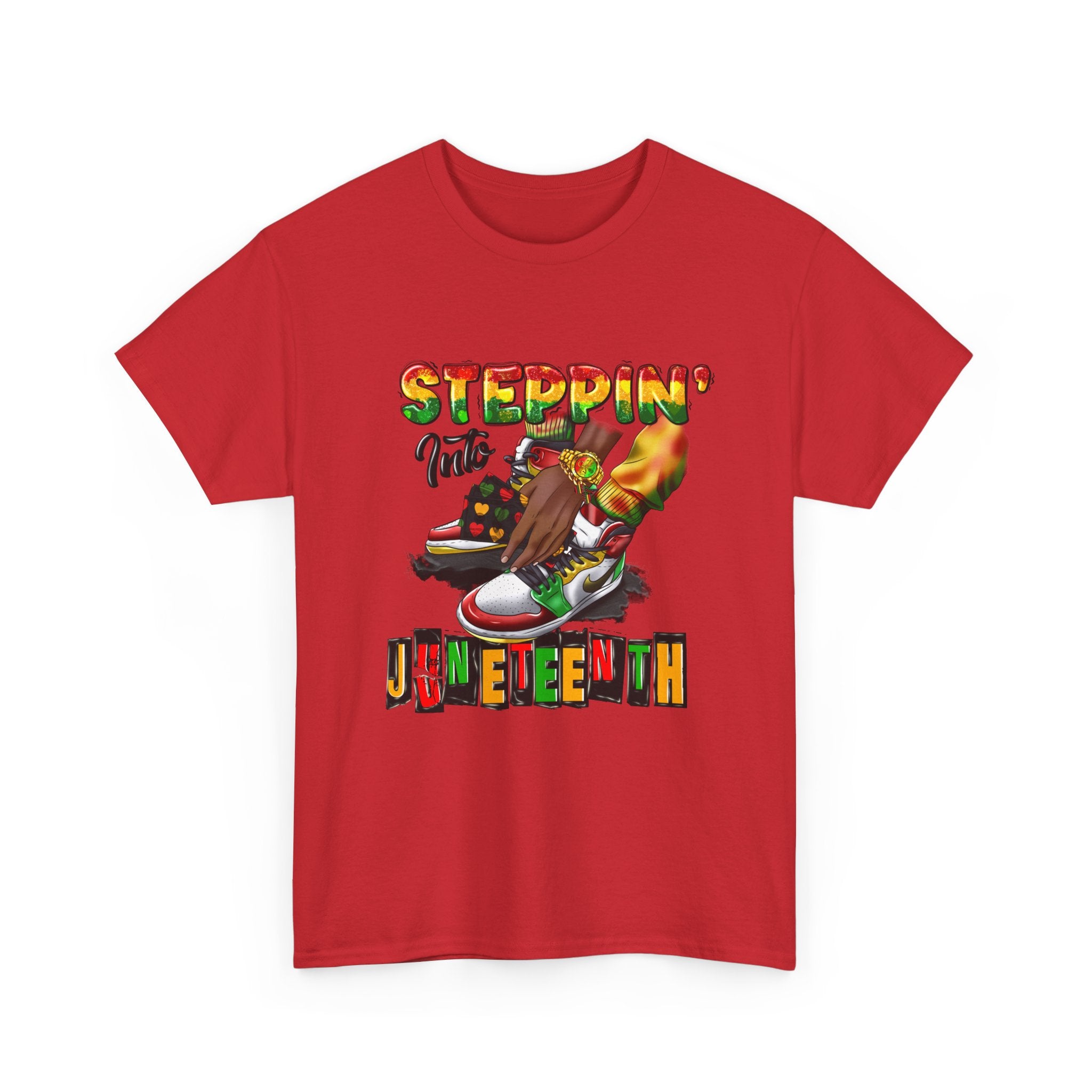 Steppin' Into Juneteenth Tee — Juneteenth Celebration Shirt