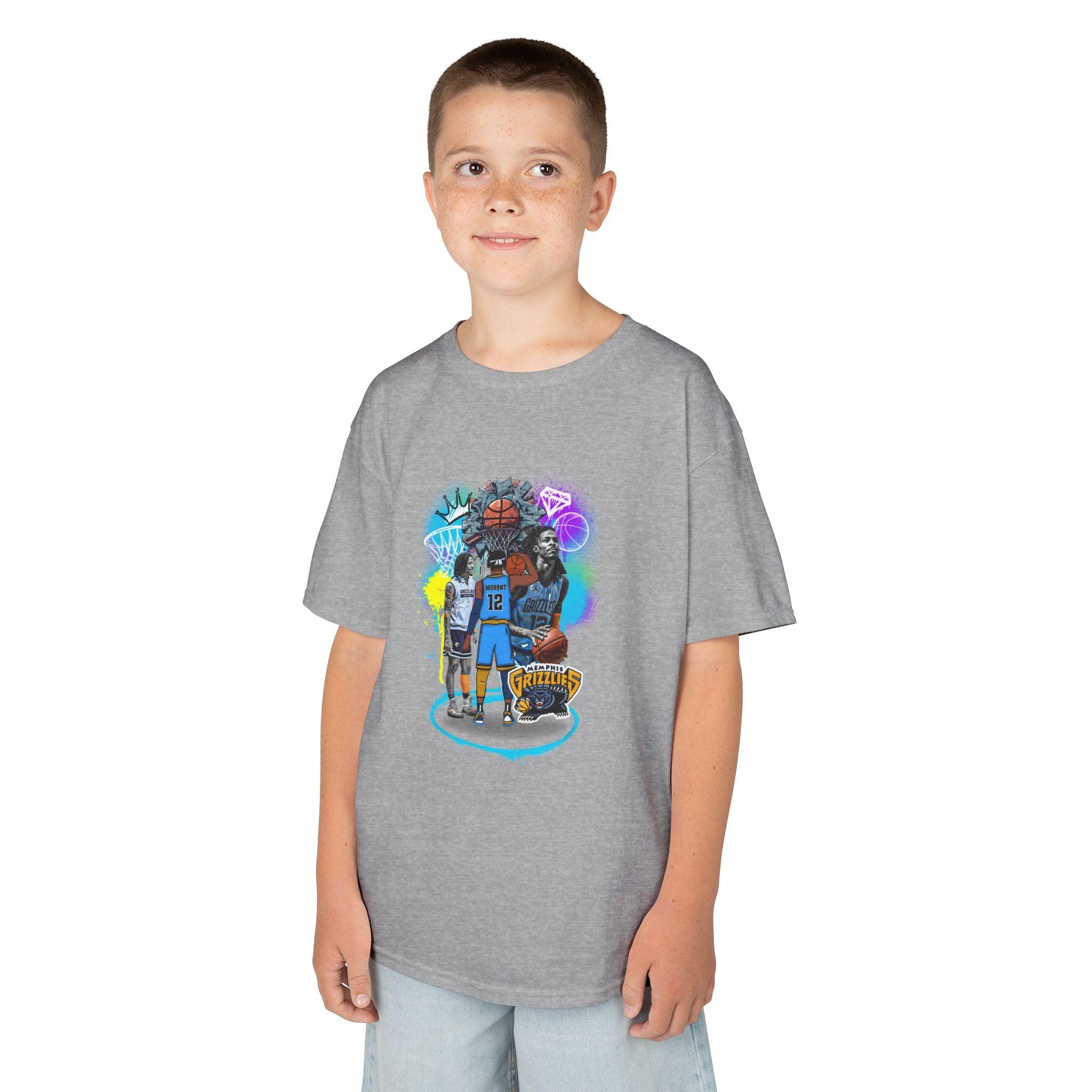 Kids Tee — Colorful Gamer Squad Graphic "Game On" Shirt