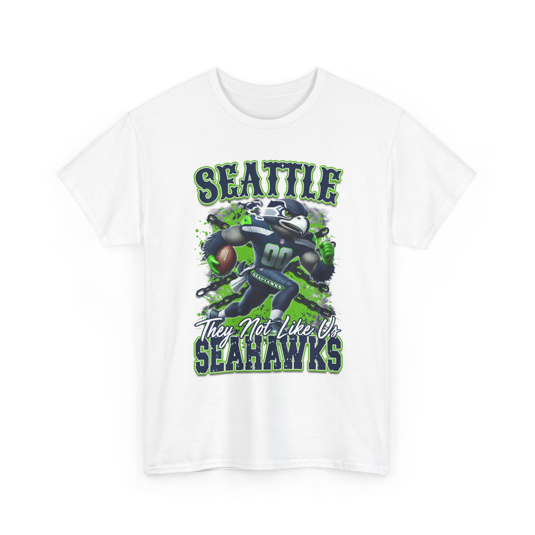 Seattle Seahawks They Not Like Us Football T-Shirt – “They Not Like Us” Grunge Fan Tee