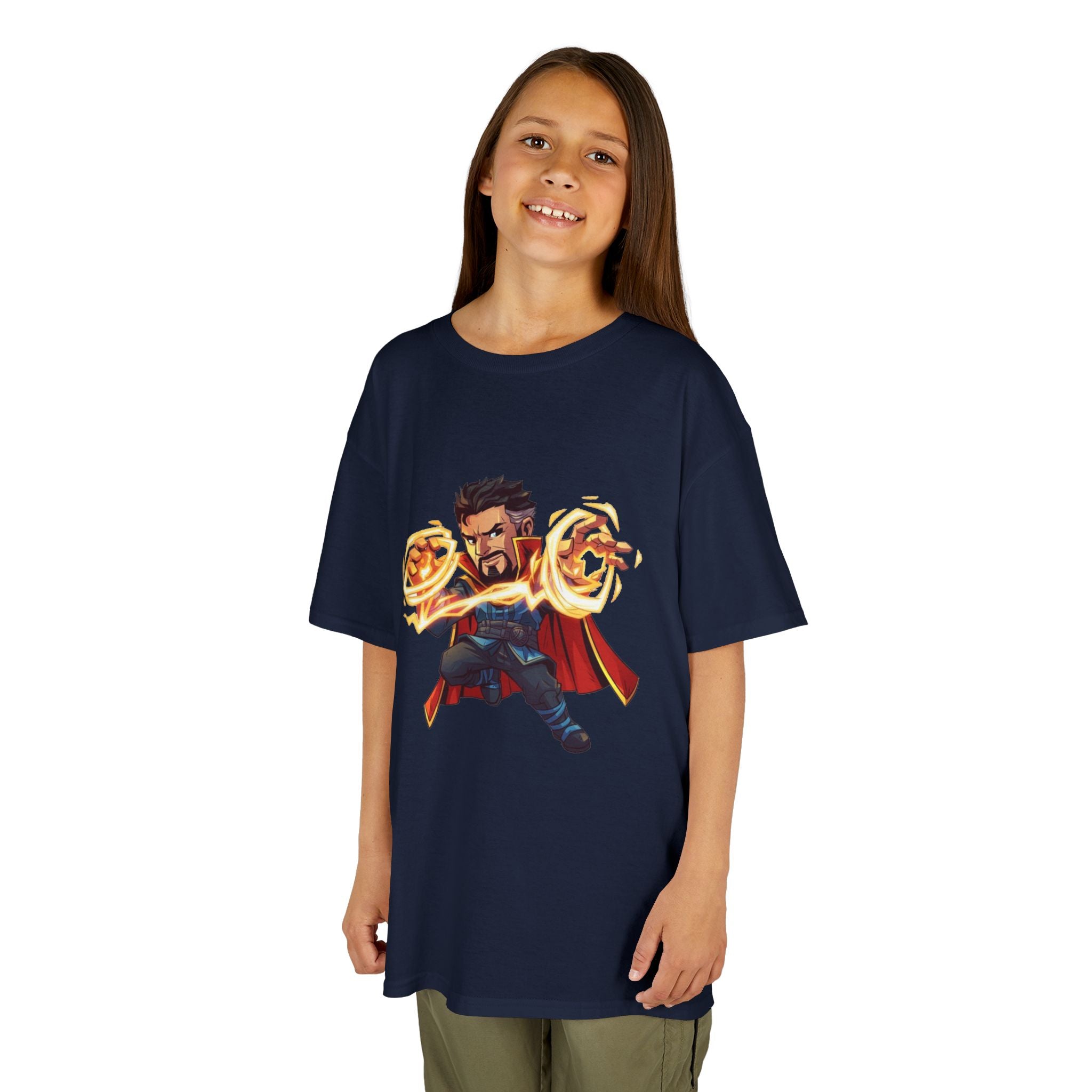 Doctor Strange Graphic Kids Superhero T‑Shirt — Magic Shield Warrior Graphic Tee