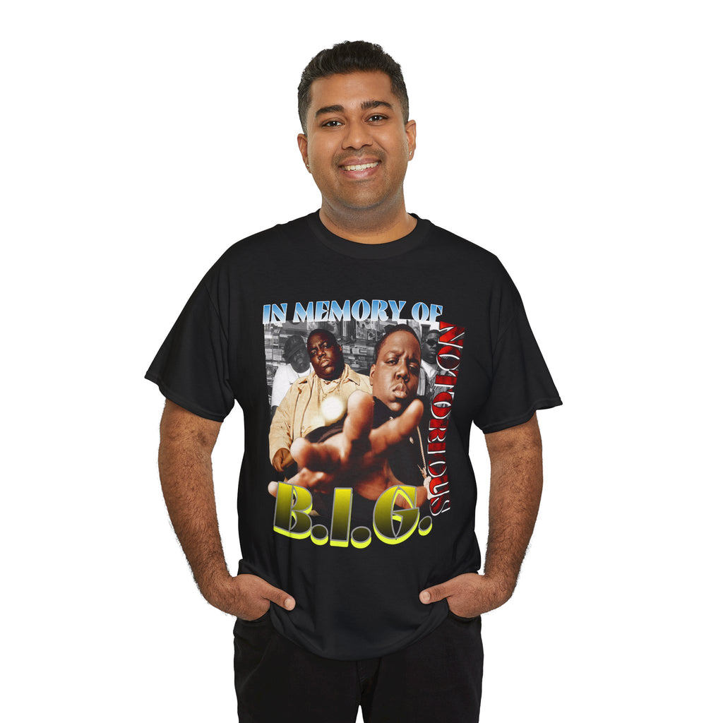 Biggie Smalls Memorial Tee — "In Memory of B.I.G." Tribute T-Shirt