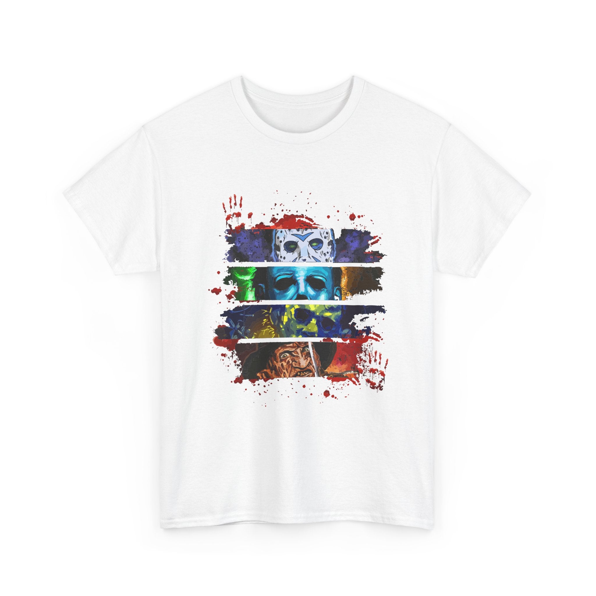 Skull Spectrum T-Shirt — Colorful Horror Graphic Tee