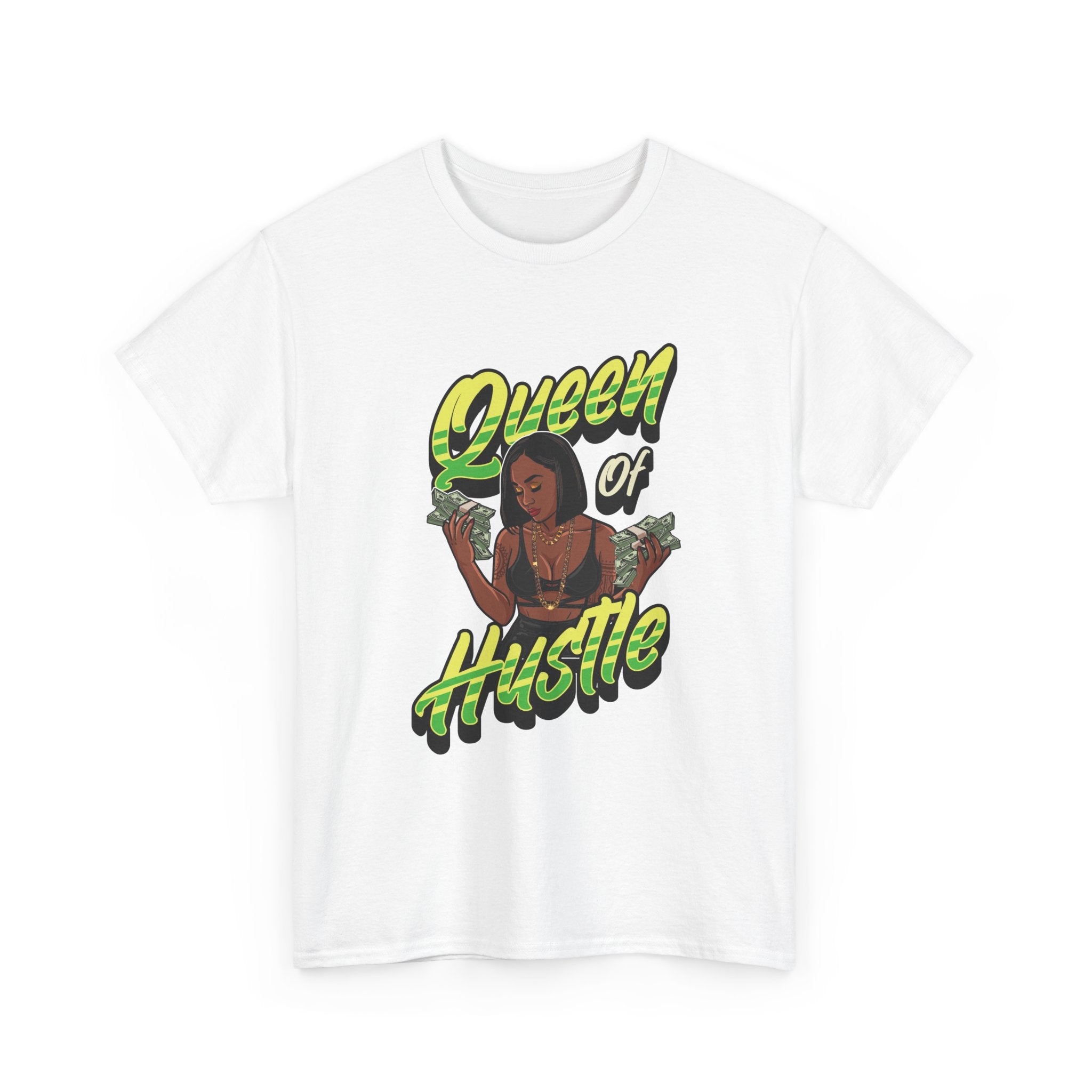 Queen of Hustle T-Shirt — Empowering Streetwear Tee