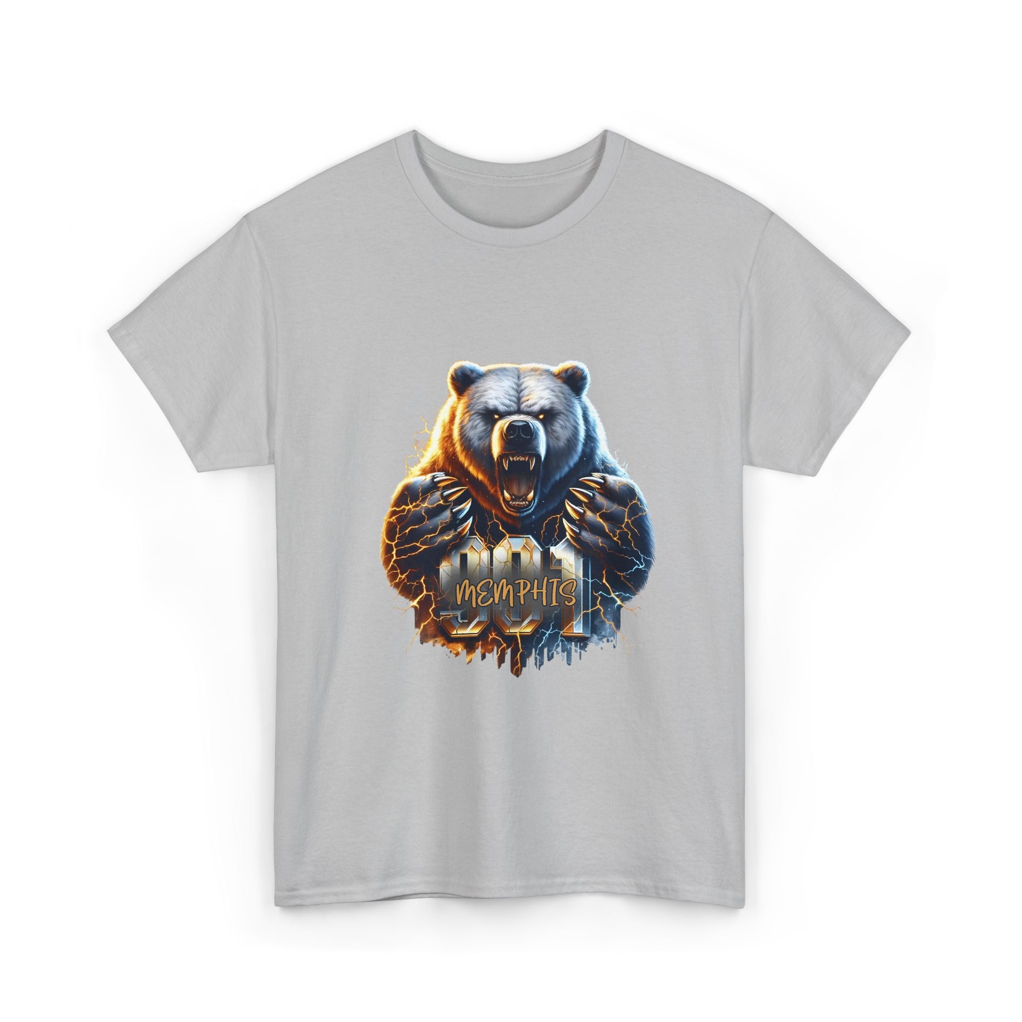 Bear Graphic Tee — Fierce Grizzly Design | Wildlife Nature Shirt