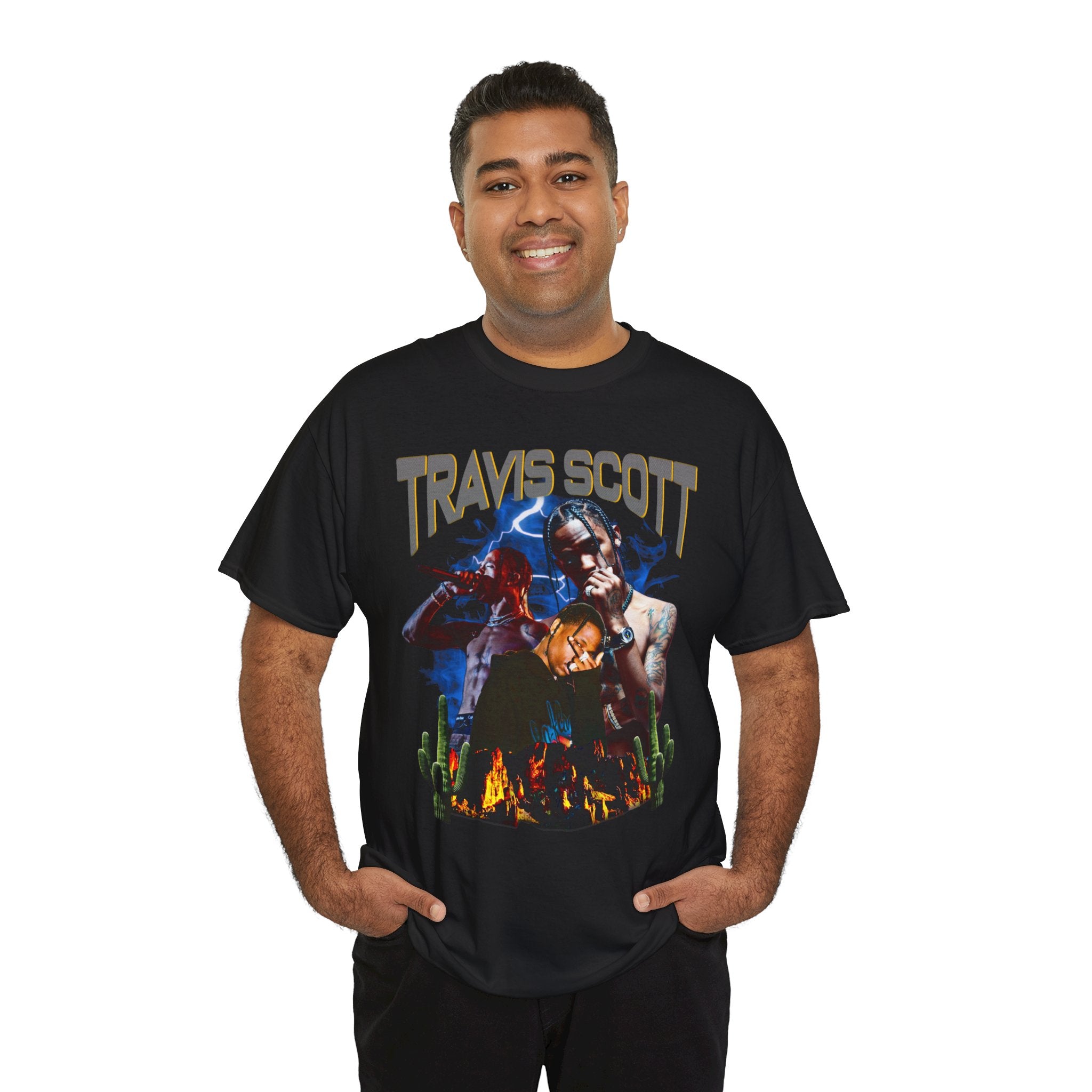 Graphic Tee — Vintage Concert Collage Design