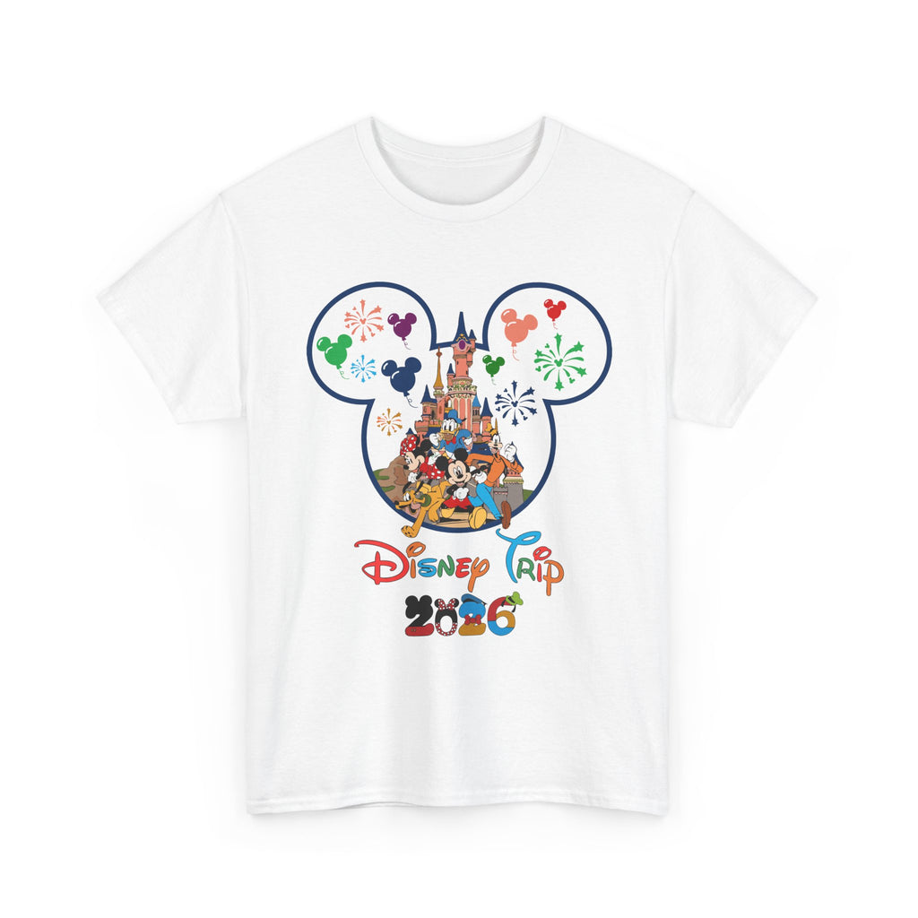Disney Trip 2026 Mickey Castle T-Shirt