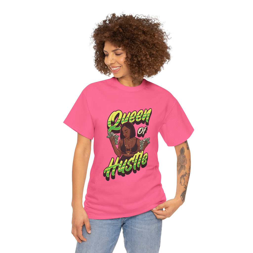 Queen of Hustle T-Shirt — Empowering Streetwear Tee