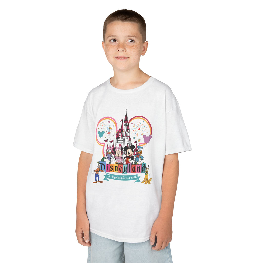 Kids Disneyland Castle Graphic Tee — Magical Theme Park Shirt for Children