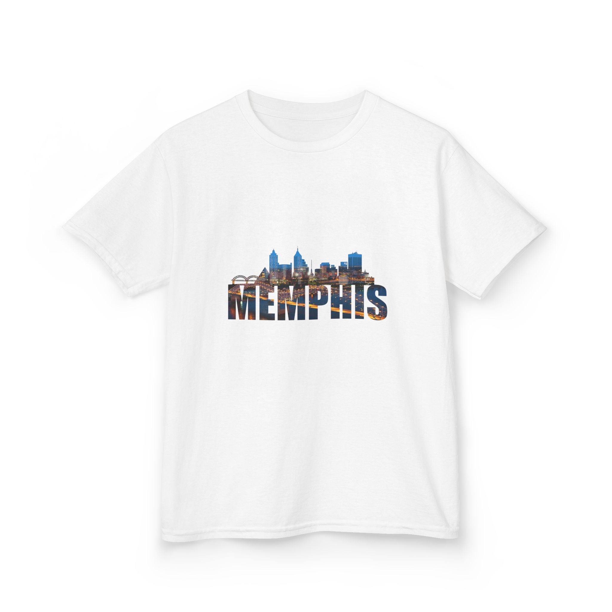 Kids Tee — Memphis Skyline Graphic T-Shirt