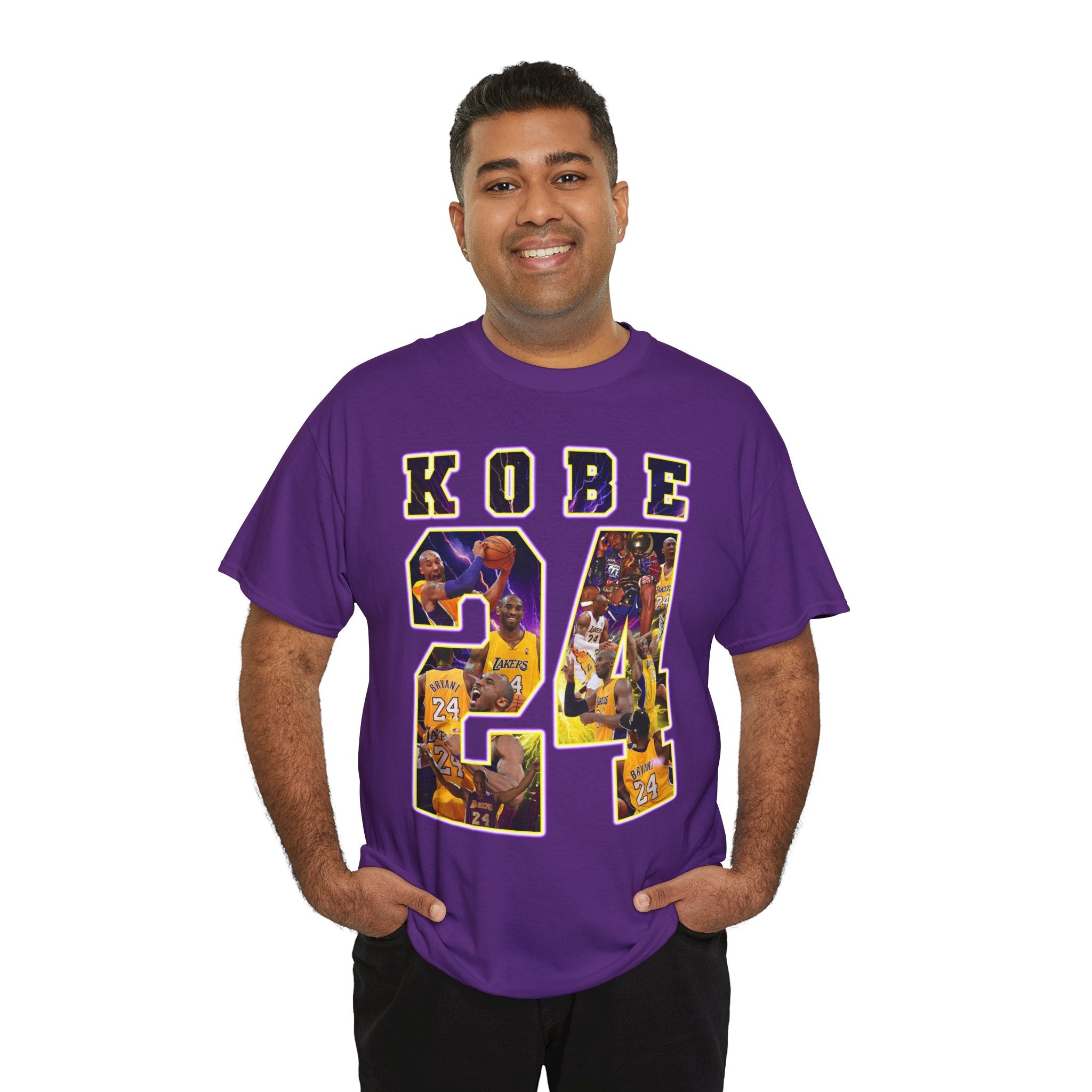 Number 24 Basketball Tribute Tee — Kobe 24 Collage Shirt