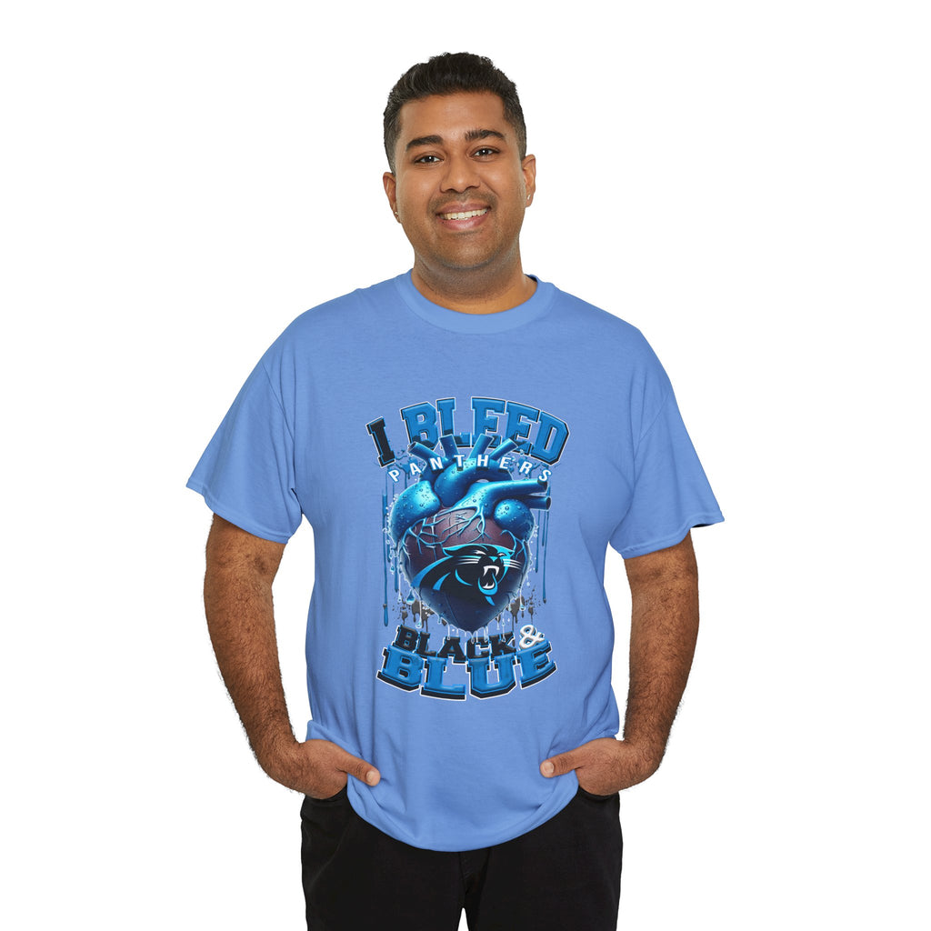 I Bleed Black & Blue Panthers T-Shirt