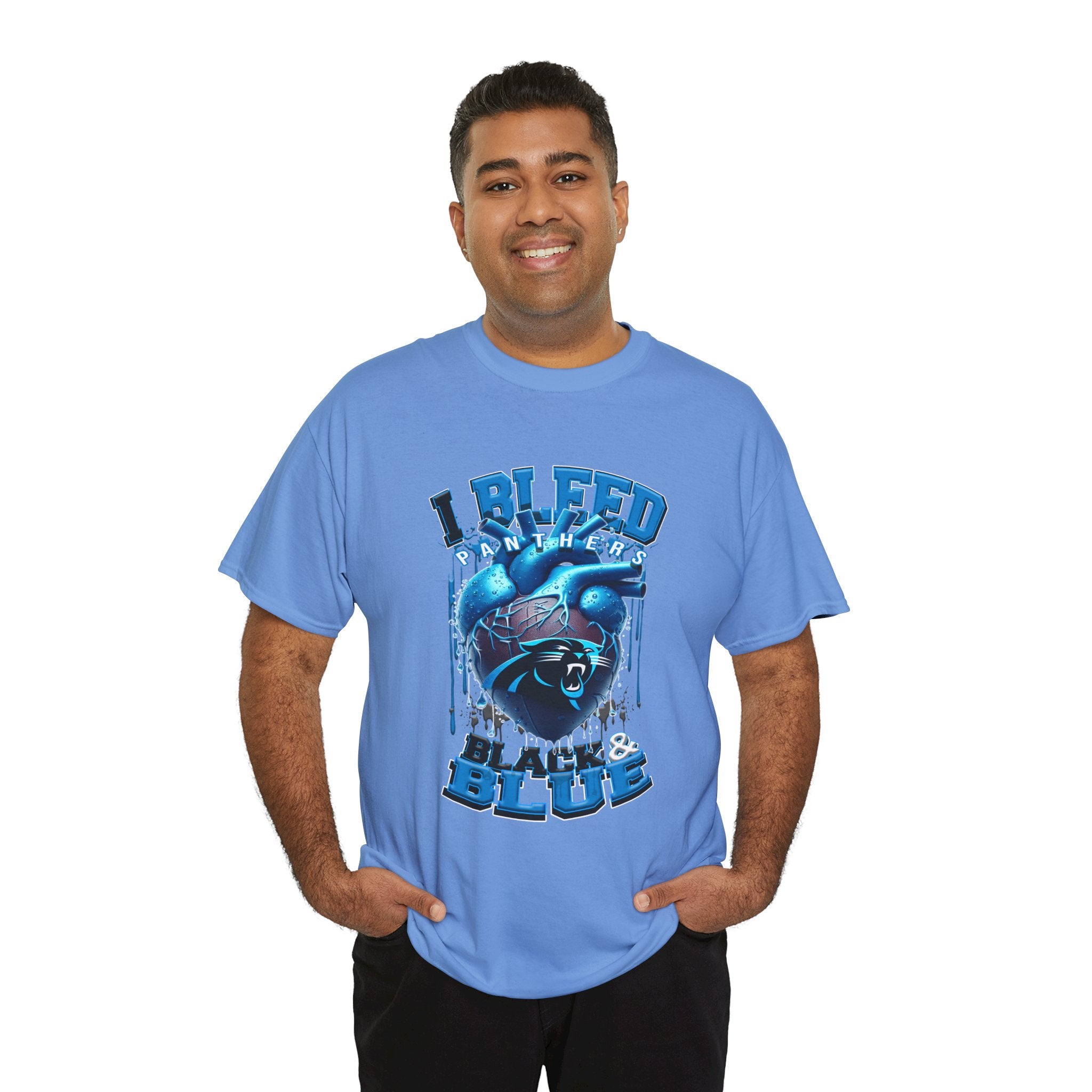 I Bleed Black & Blue Panthers T-Shirt