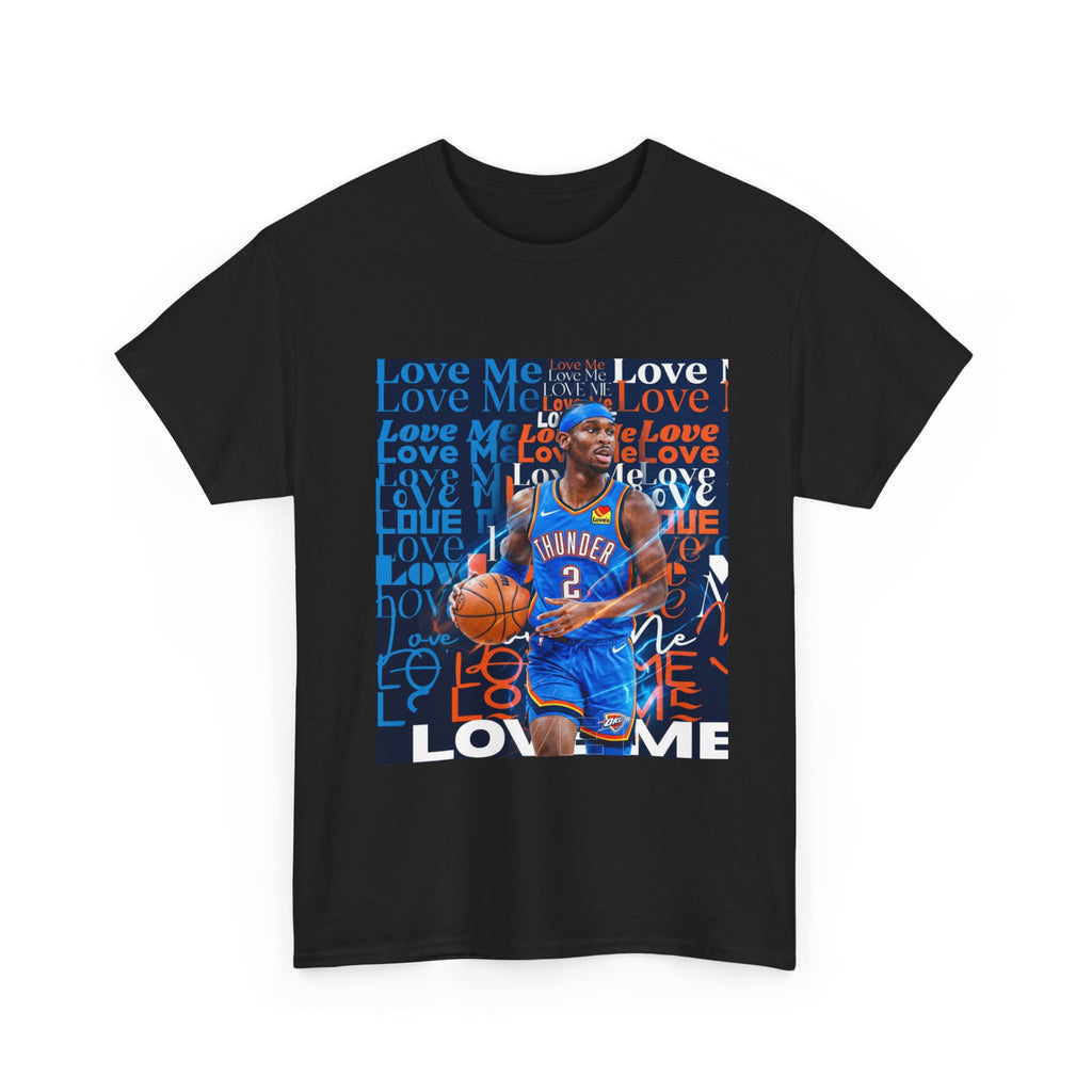 Shai Gilgeous-Alexander Love Me Basketball T-Shirt — Retro Player Graphic Tee