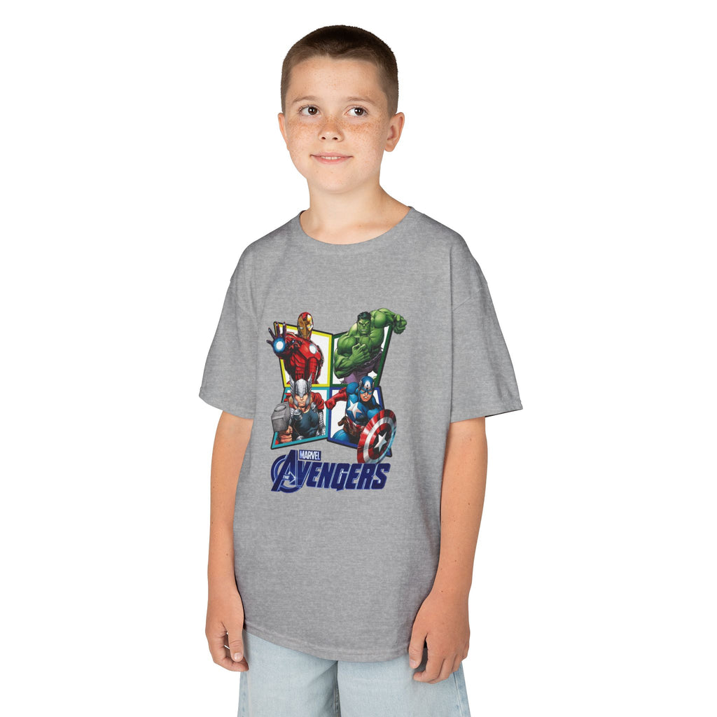 Avengers Kids T‑Shirt — Iron Man, Hulk & Captain America Graphic Tee