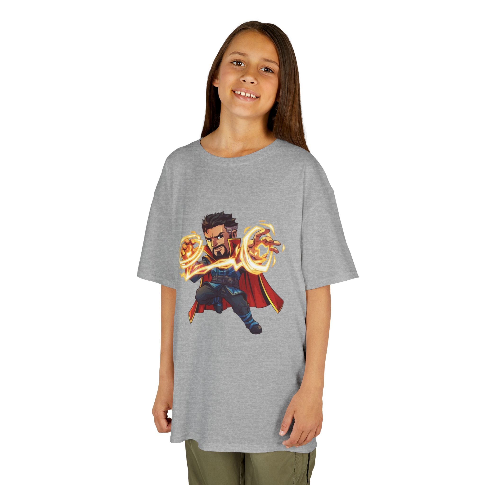Doctor Strange Graphic Kids Superhero T‑Shirt — Magic Shield Warrior Graphic Tee