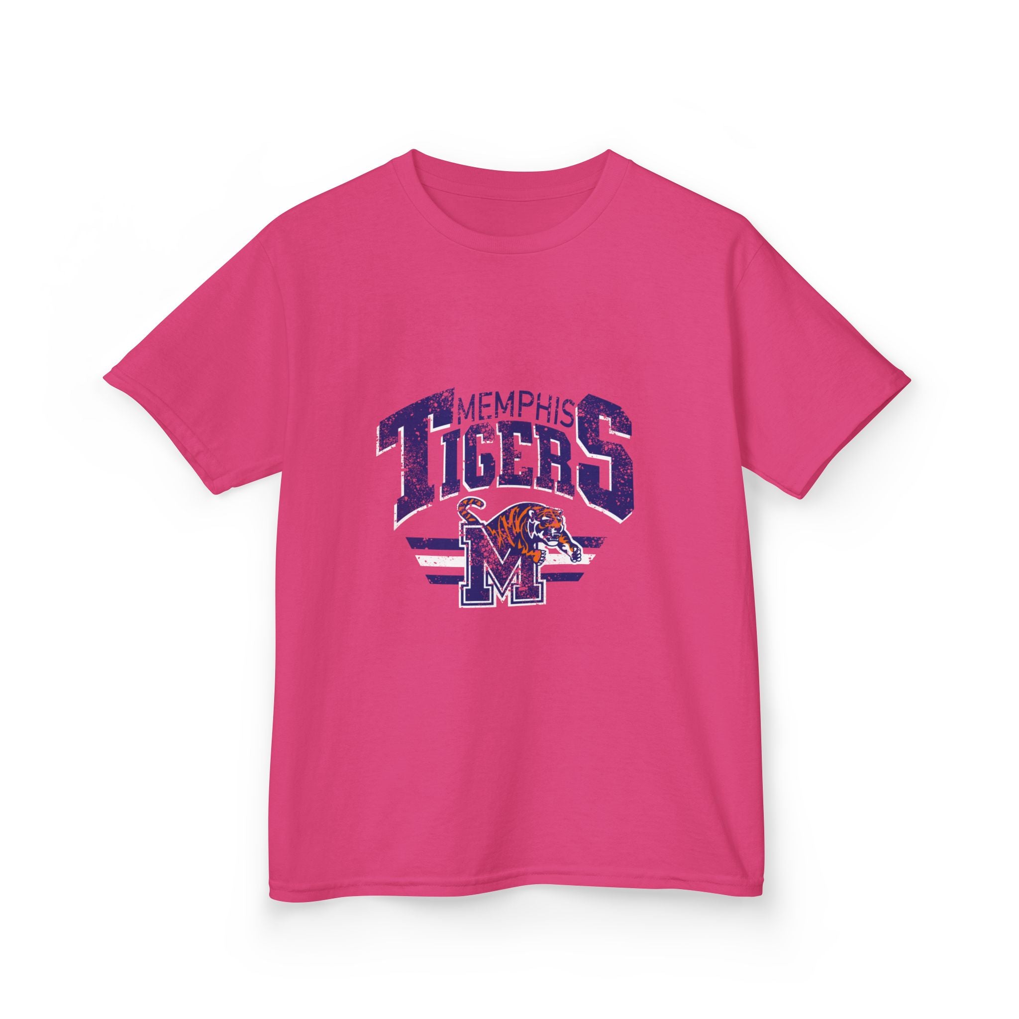 Kids Tee — Vintage 'Memphis Tigers' Distressed Graphic