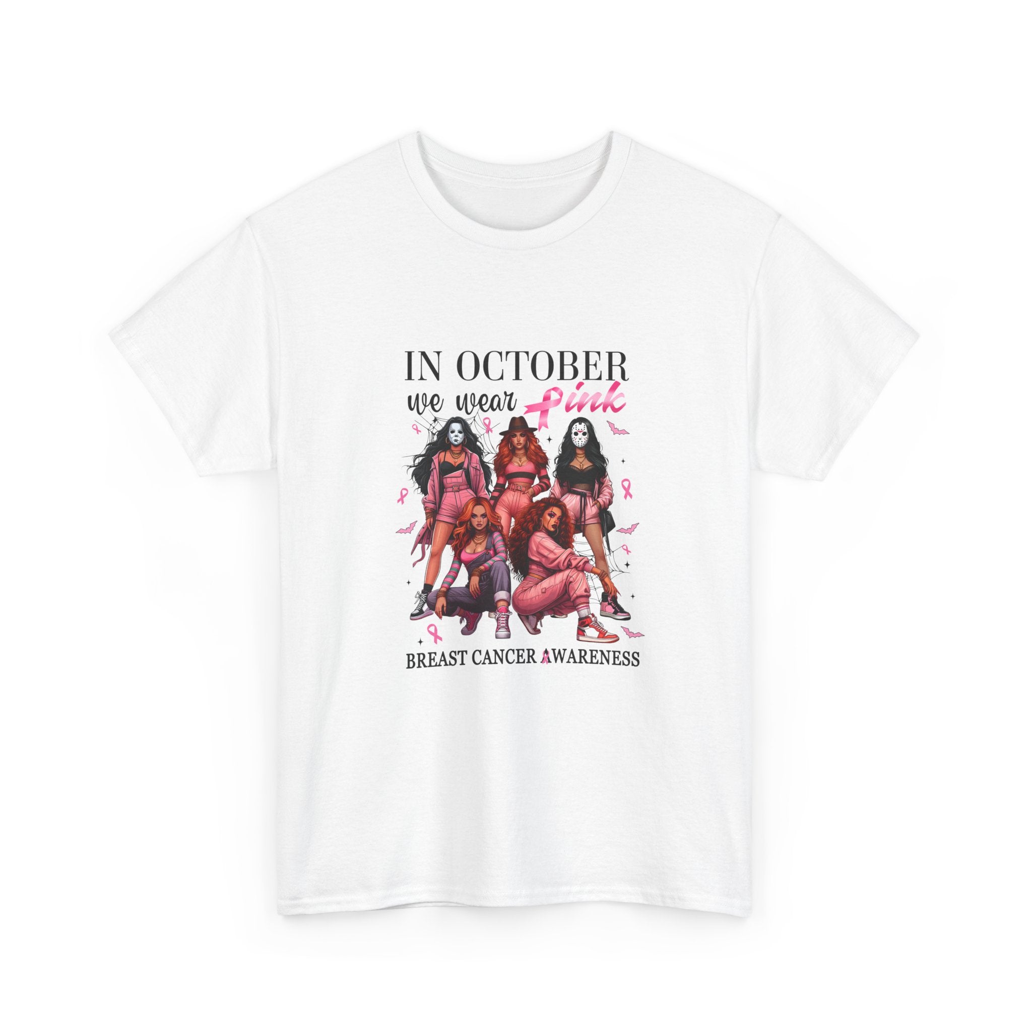 Breast Cancer Awareness T-Shirt — "In October We Wear Pink" Empowerment Tee