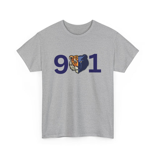 901 Heart Tiger T-Shirt — Memphis Pride Graphic Tee