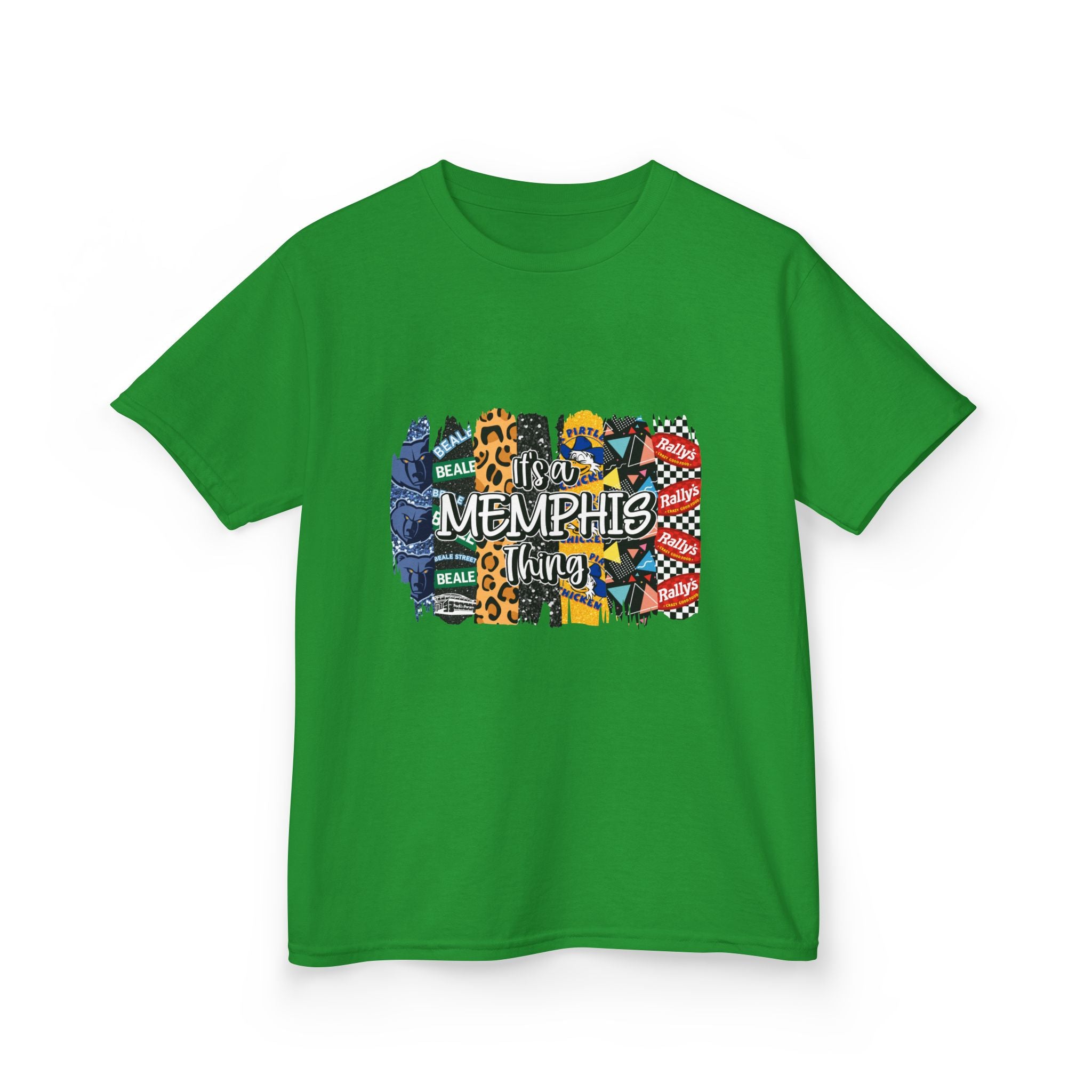 Memphis Kids T‑Shirt — Colorful Memphis City Pattern Tee