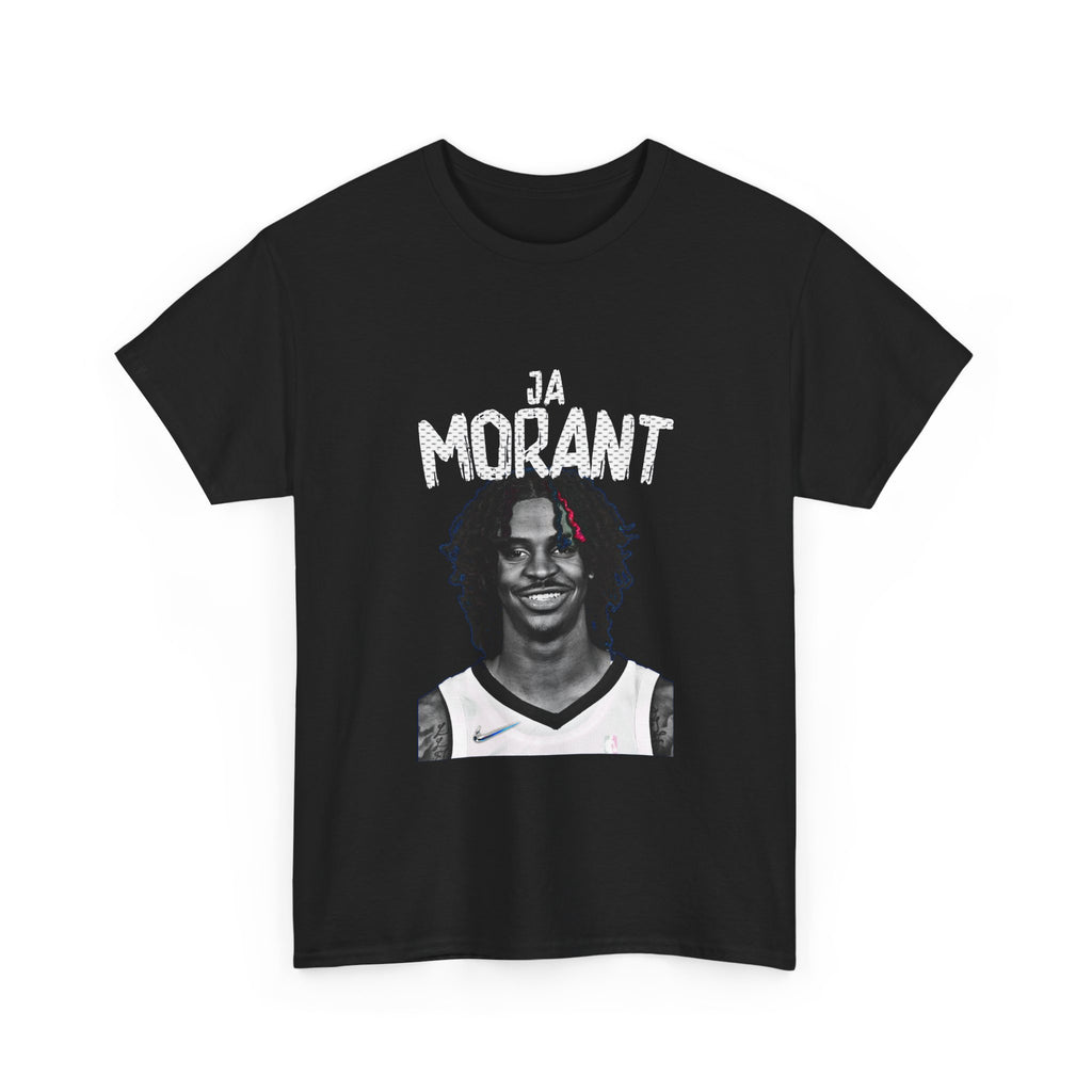 Ja Morant Portrait Tee — Basketball Fan Jersey Shirt