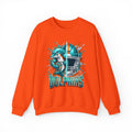Dolphins Football Crewneck Sweatshirt — Retro Helmet & Mascot Graphic