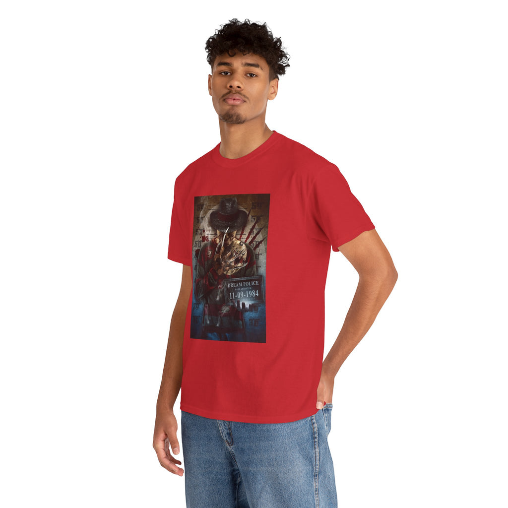 Freddy Krueger Horror Tee — Dream Police 11-10-1984 Graphic T-Shirt