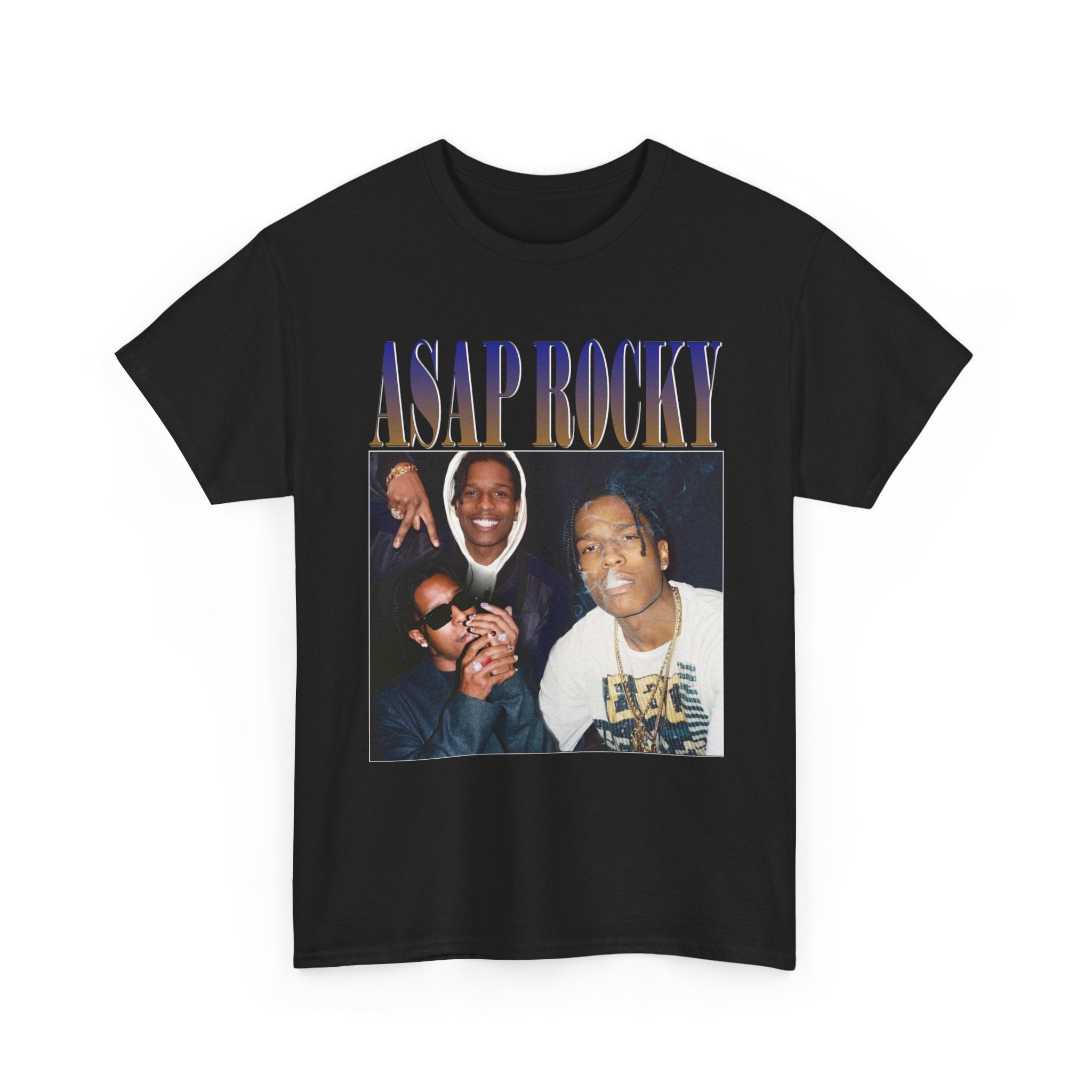 ASAP Rocky Graphic Tee — Vintage Photo Band Style T‑Shirt