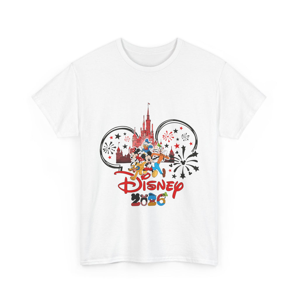 Disney 2026 Castle & Characters Graphic Tee
