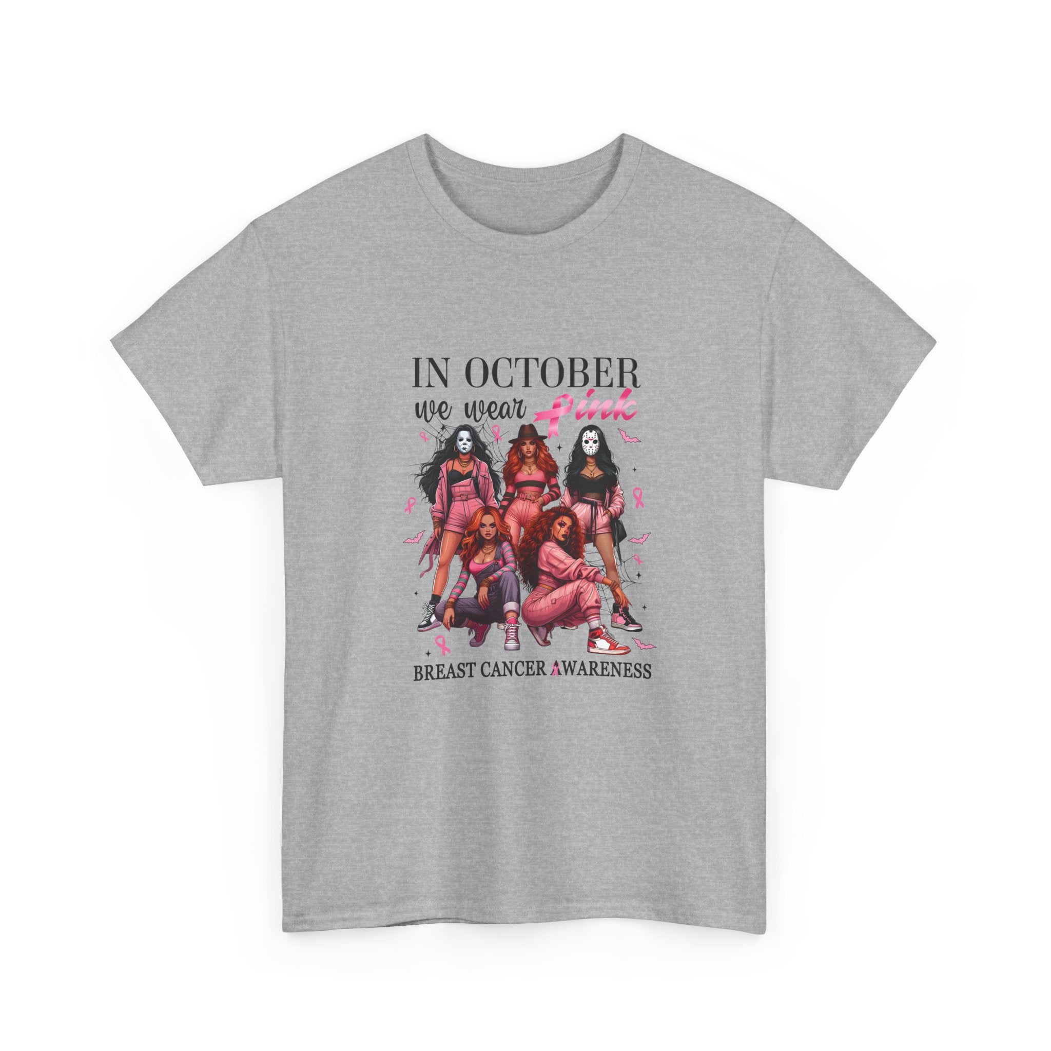 Breast Cancer Awareness T-Shirt — "In October We Wear Pink" Empowerment Tee