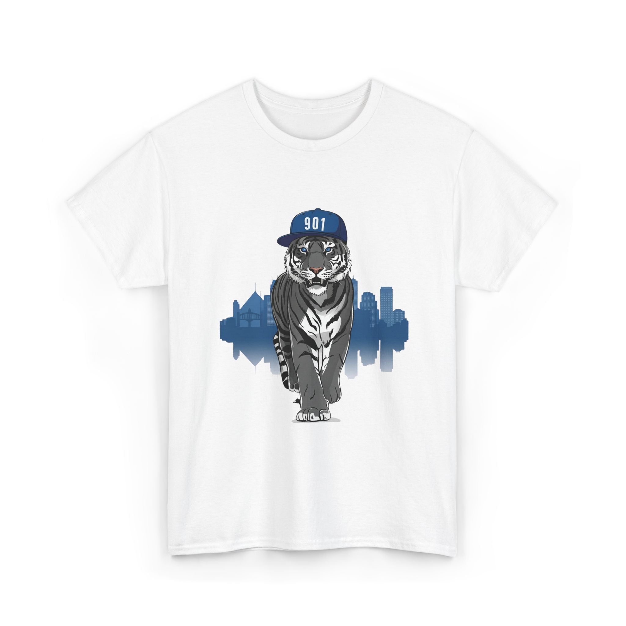 901 Tiger City Skyline T-Shirt — Streetwear Graphic Tee