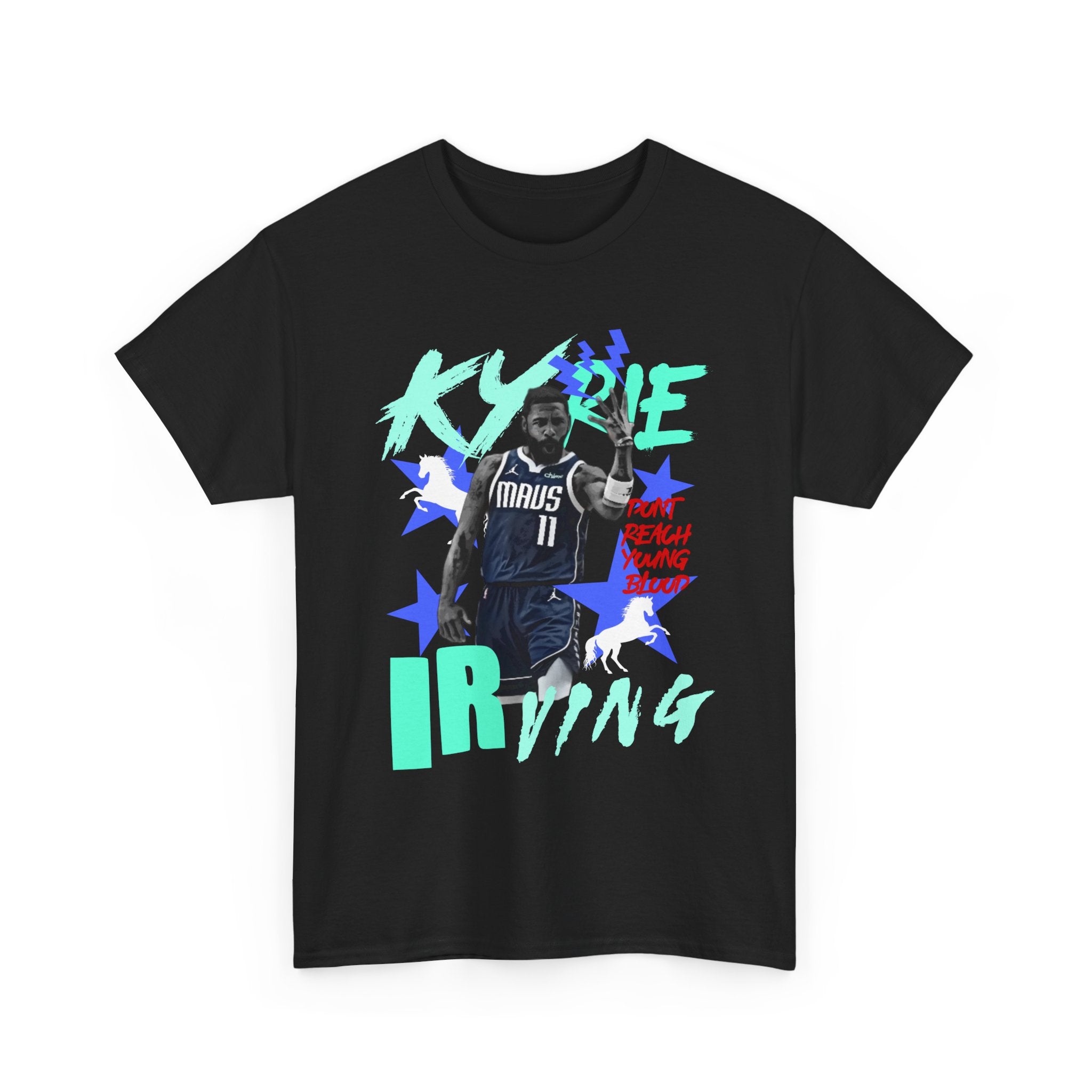 Kyrie Irving Graphic Tee — Retro Stars Basketball Fan Shirt