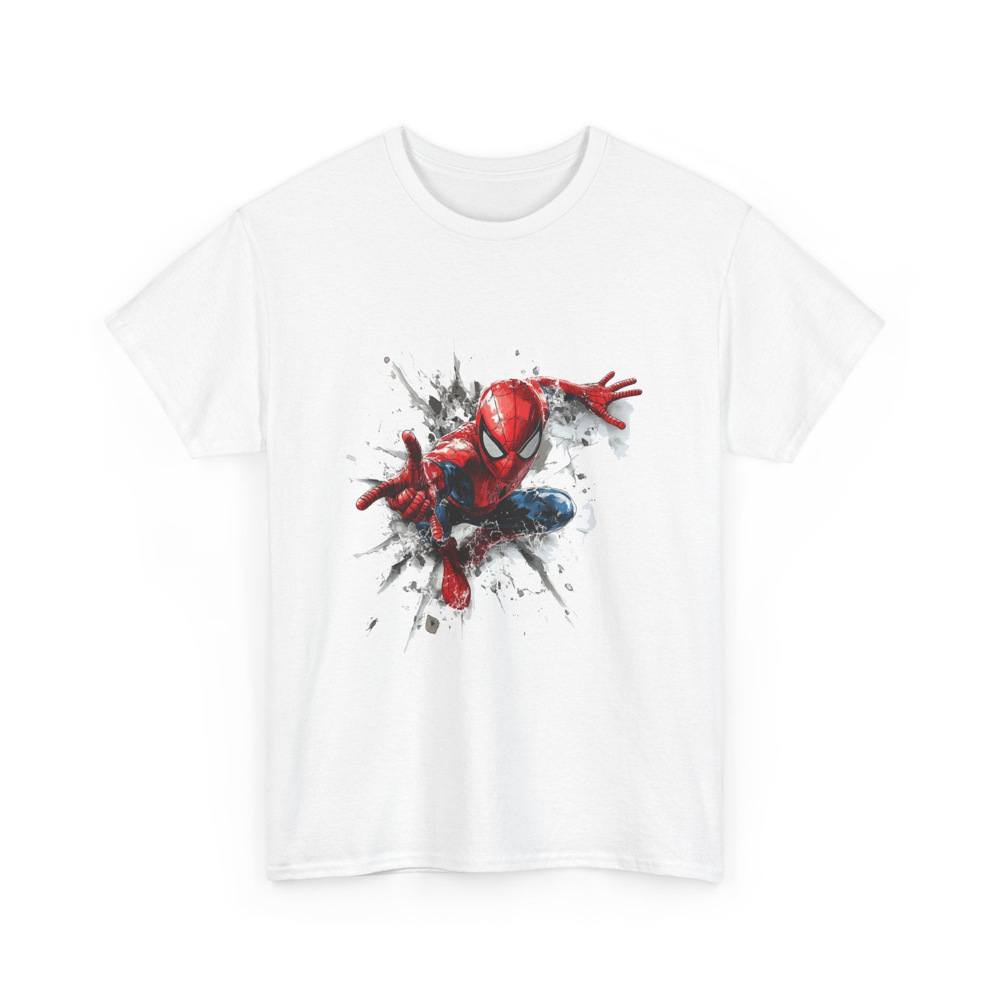 Spider-Man Action Pose T-Shirt — Kid & Adult Superhero Tee