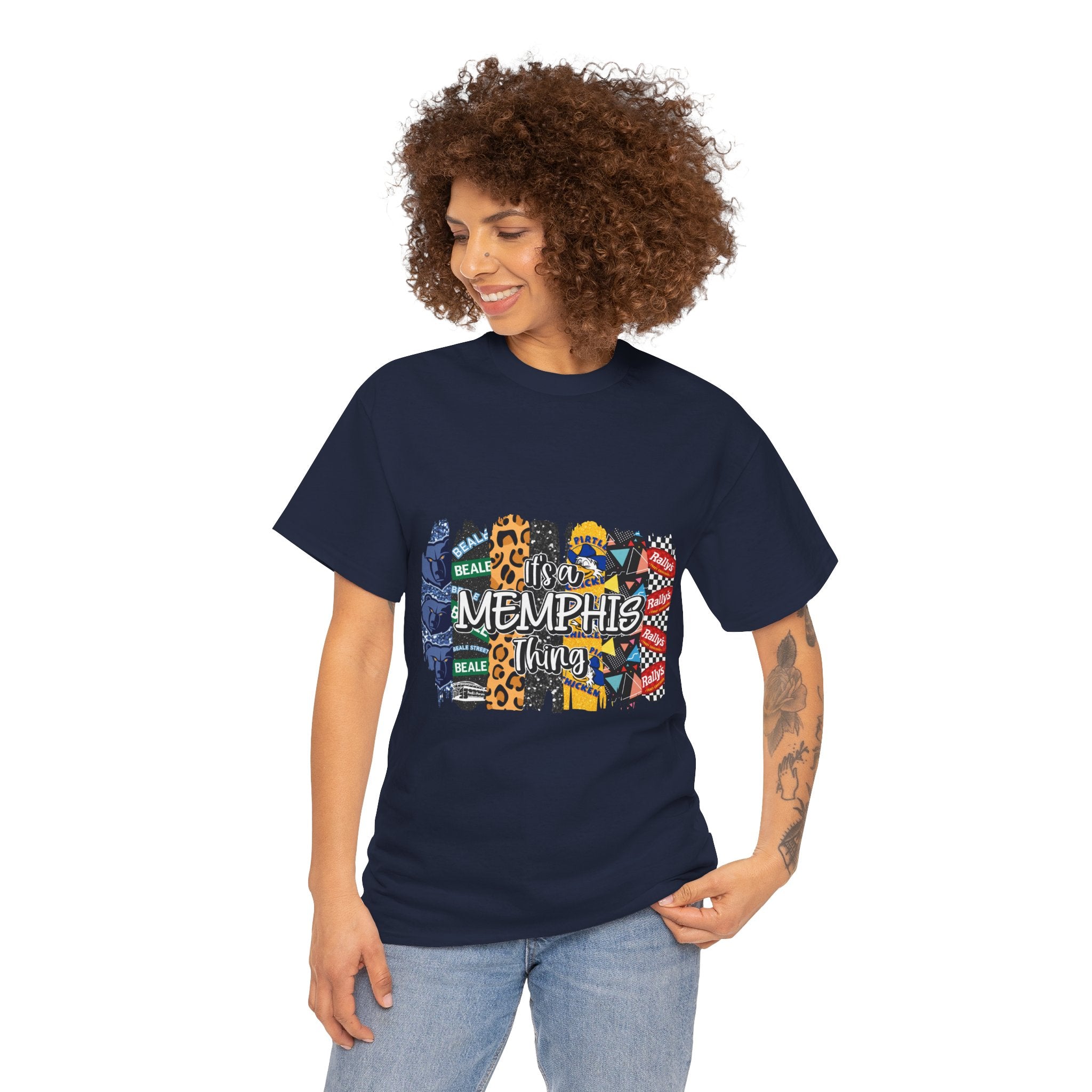 Memphis Collage T-Shirt — 'It's a Memphis Thing' Graphic Tee