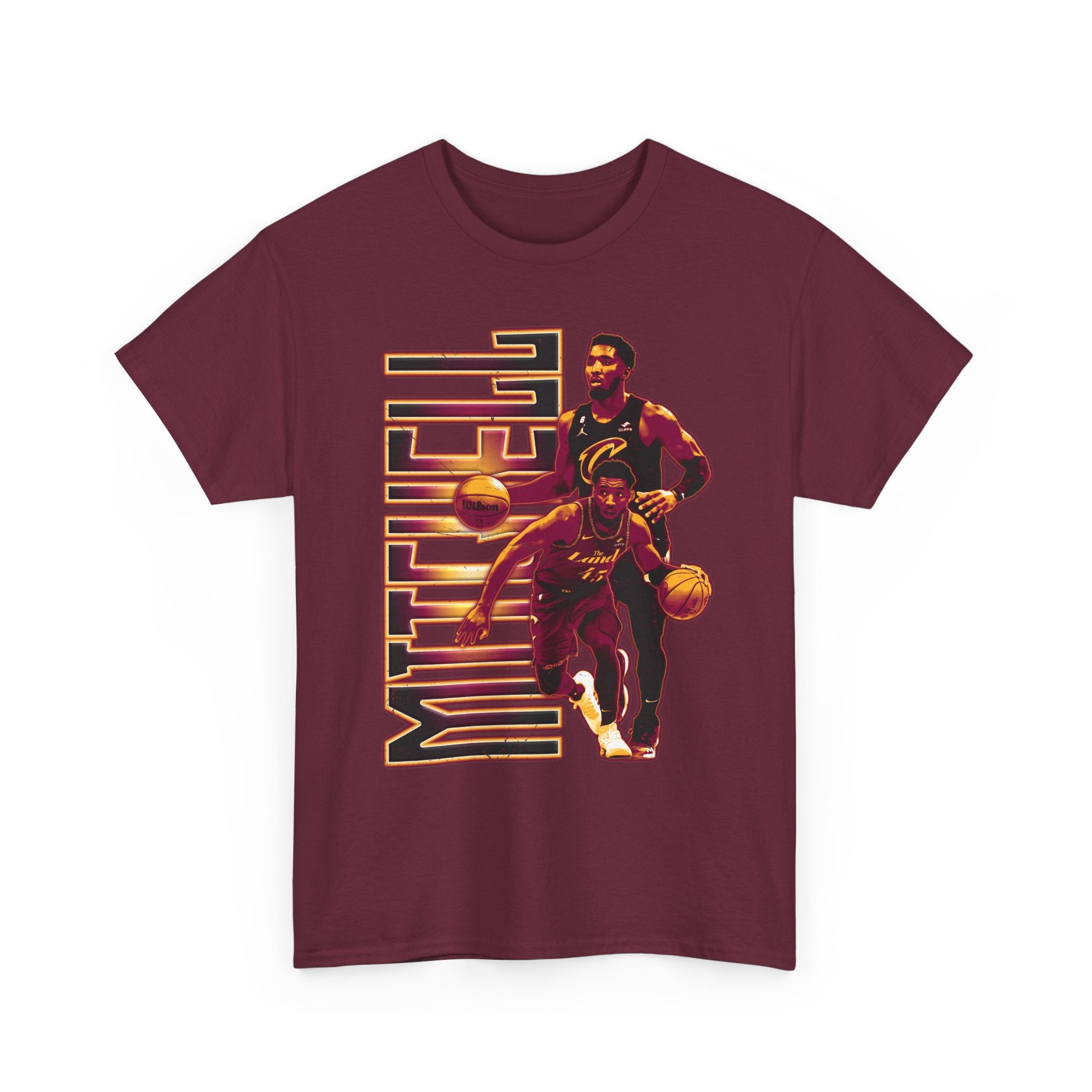 Donovan Mitchell Basketball Unisex Heavy Cotton Tee