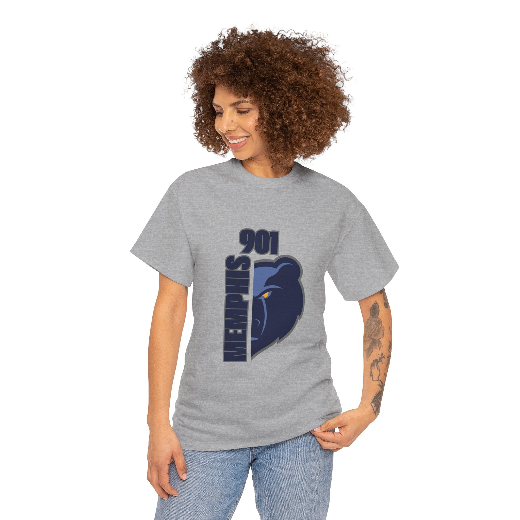 Memphis Grizzlies 901 Vertical Logo T-Shirt