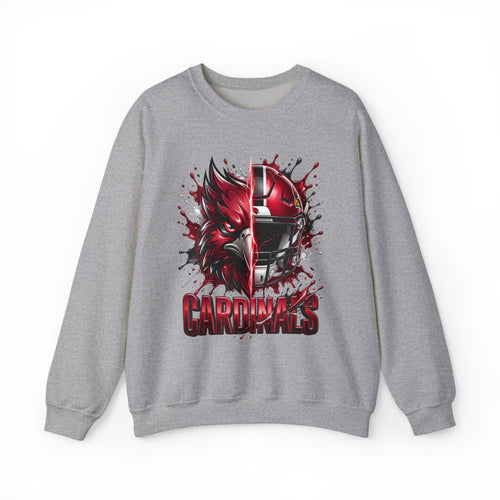 Cardinals Helmet & Roaring Cardinal Crewneck Sweatshirt