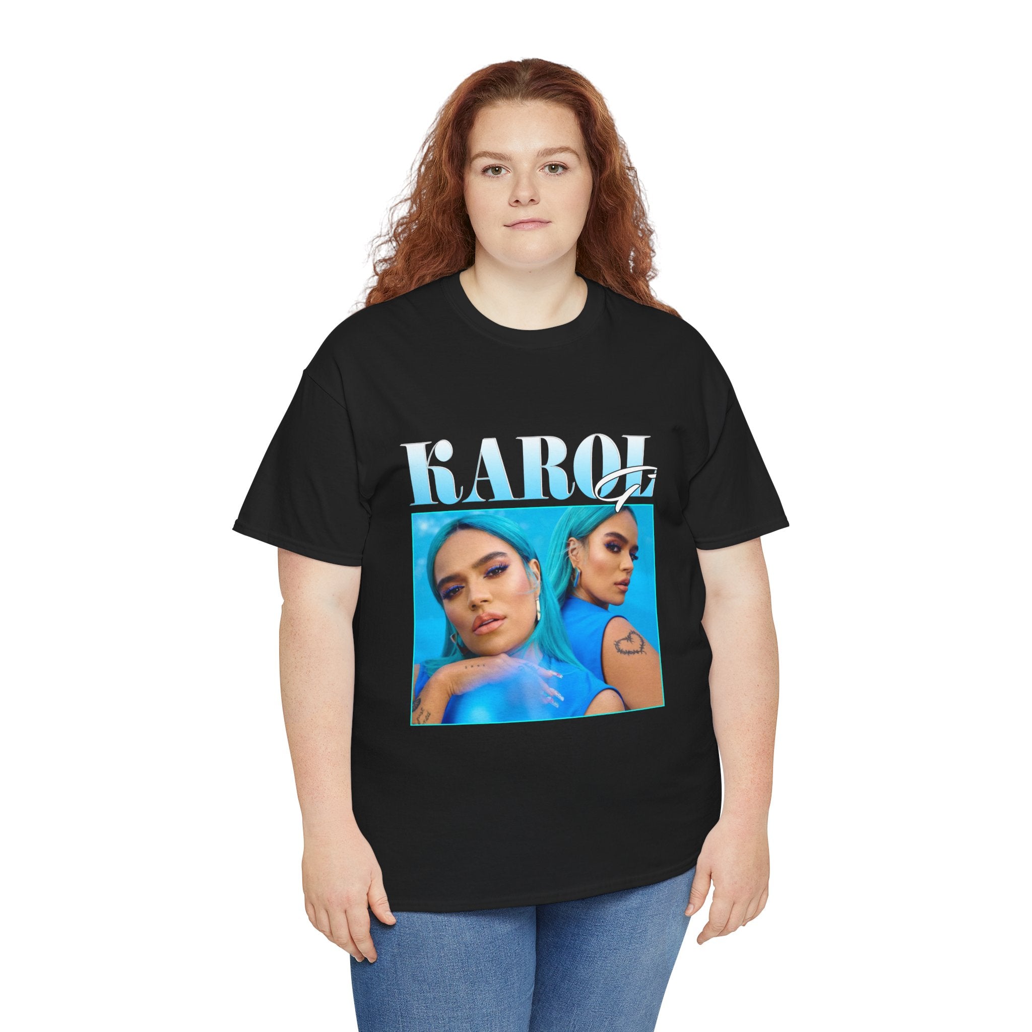 Karol Photo Crop Tee — Women's Pop Star Graphic T‑Shirt