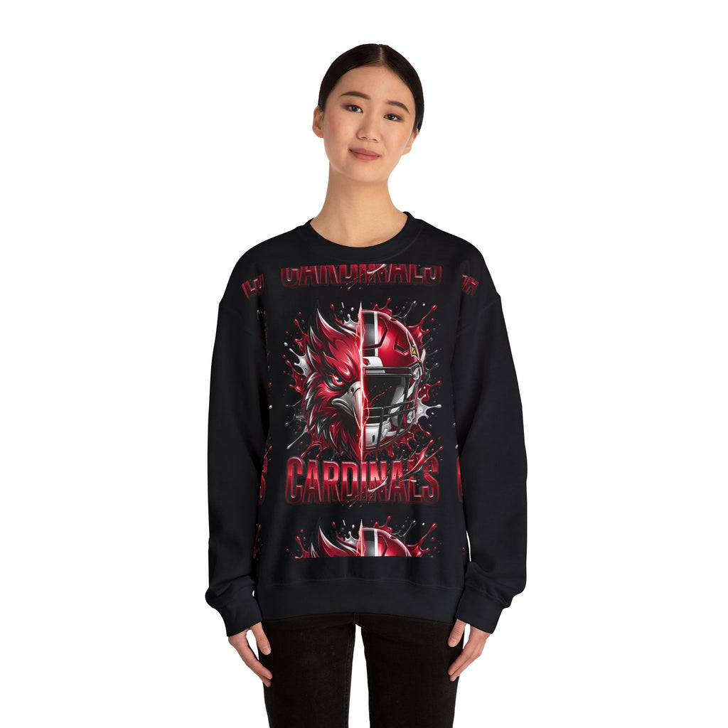 Cardinals Helmet & Roaring Cardinal Crewneck Sweatshirt