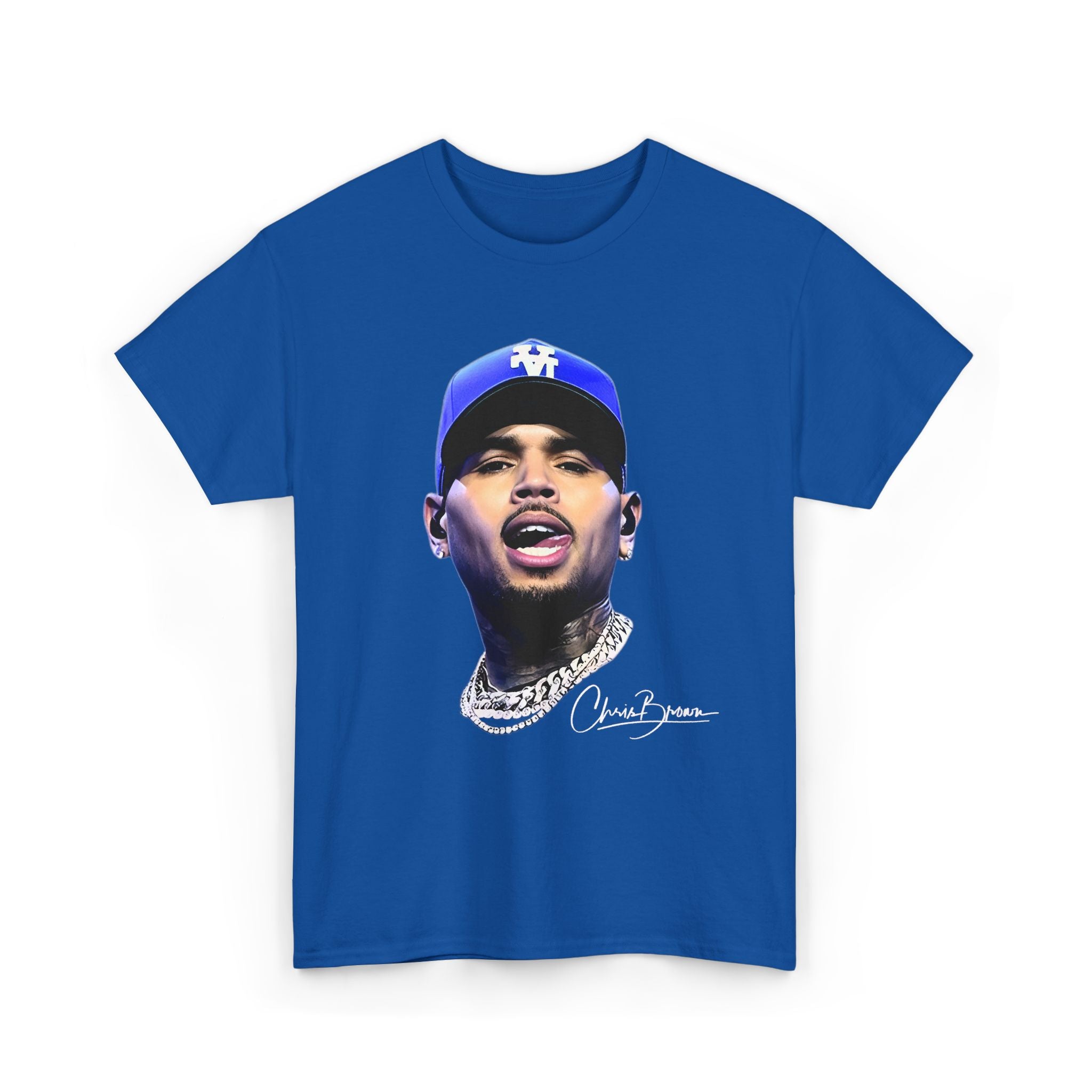 Portrait Graphic Tee — Street Style Rapper Face Print