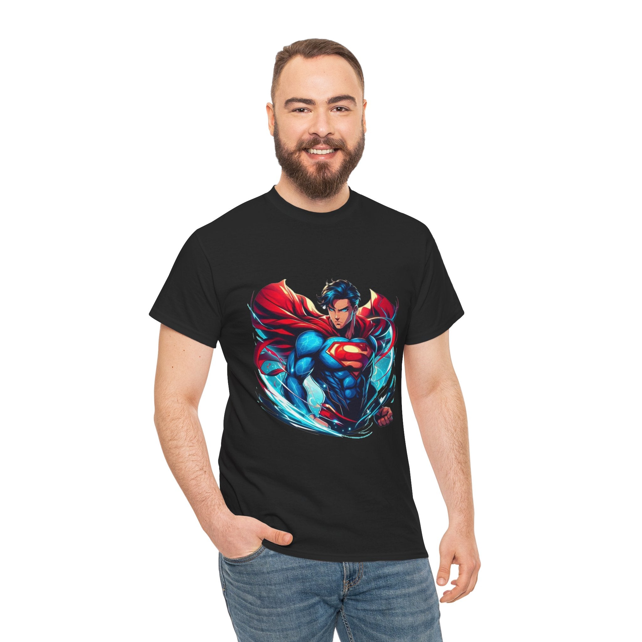 Superman Unisex Heavy Cotton Tee