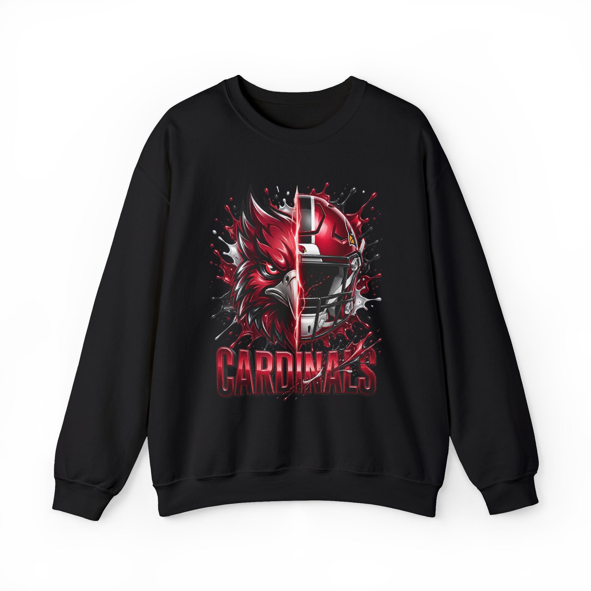 Cardinals Helmet & Roaring Cardinal Crewneck Sweatshirt