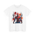 Spider-Man Graphic Superhero Tee - Red & Blue Webbed Design