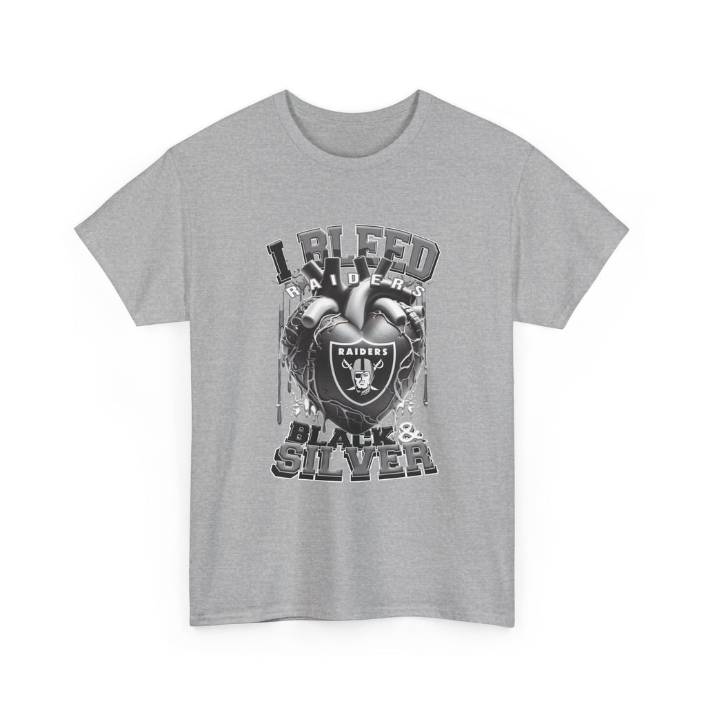 Raiders "I Bleed Black & Silver" T-Shirt