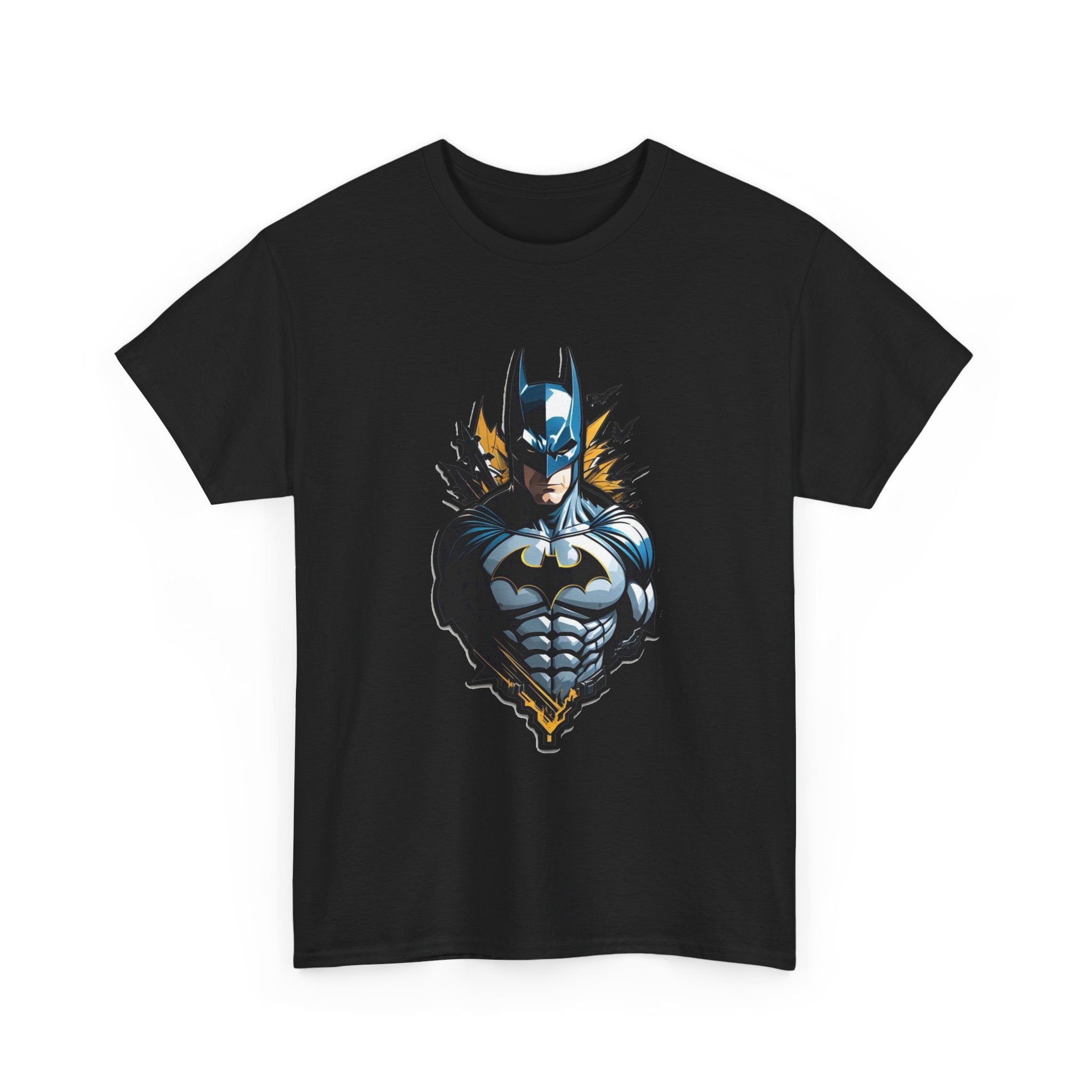 Batman Graphic Tee — Muscular Hero Chest Illustration
