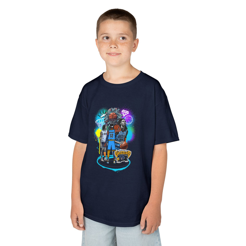 Kids Tee — Colorful Gamer Squad Graphic "Game On" Shirt