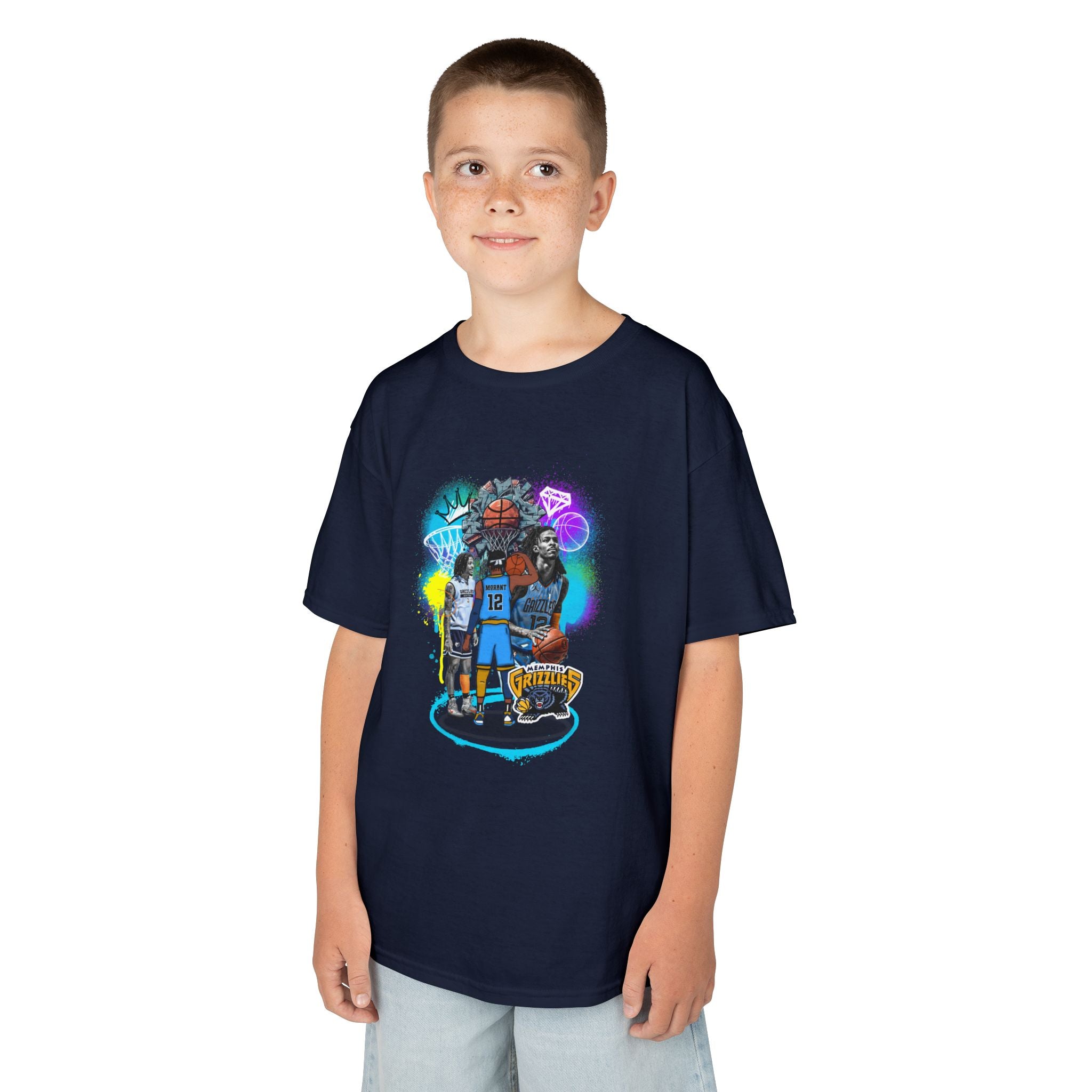 Kids Tee — Colorful Gamer Squad Graphic "Game On" Shirt