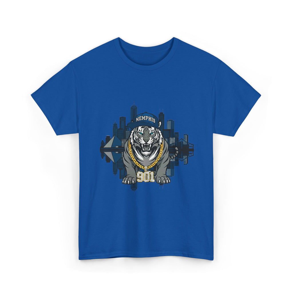 Tiger City Skyline T‑Shirt — Memphis 901 Vintage Sports Graphic Tee