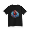 Kids Spider-Man Hero T‑Shirt — Colorful Watercolor Spidey Graphic