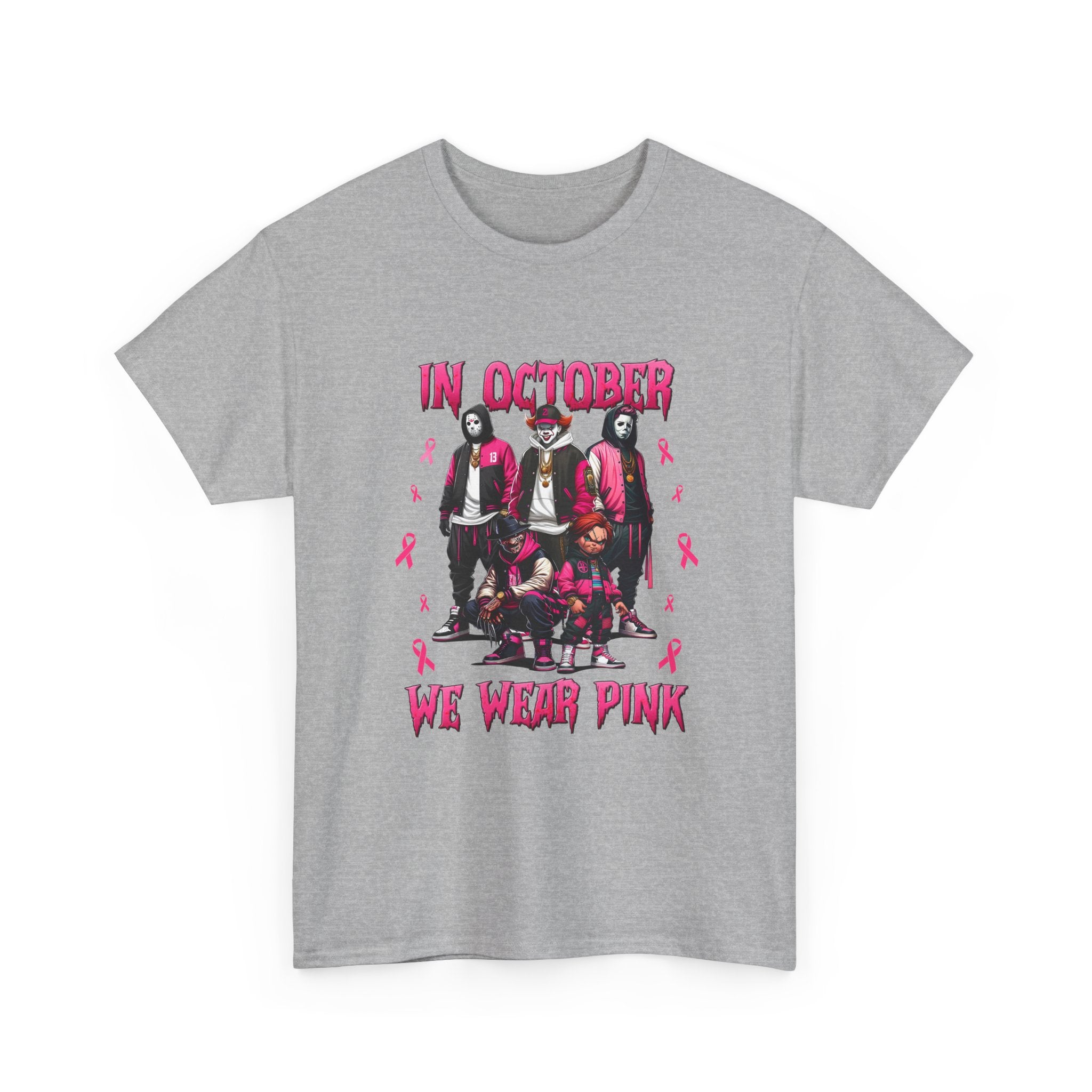 Breast Cancer Awareness 'In October We Wear Pink' T-Shirt