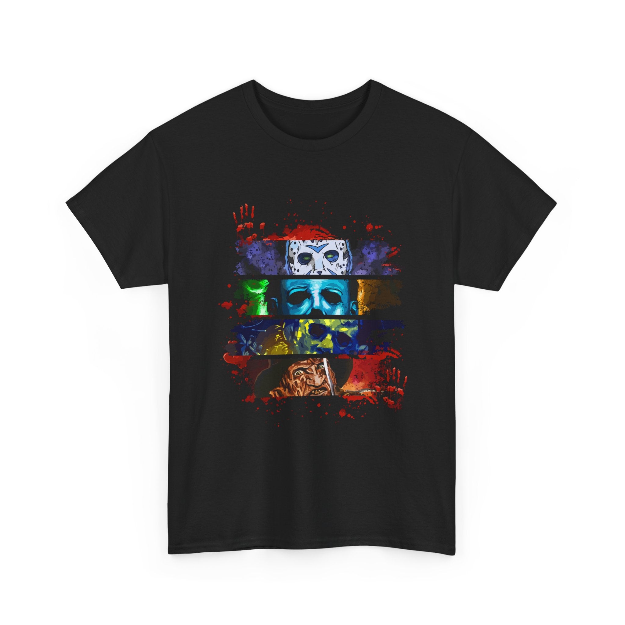 Skull Spectrum T-Shirt — Colorful Horror Graphic Tee